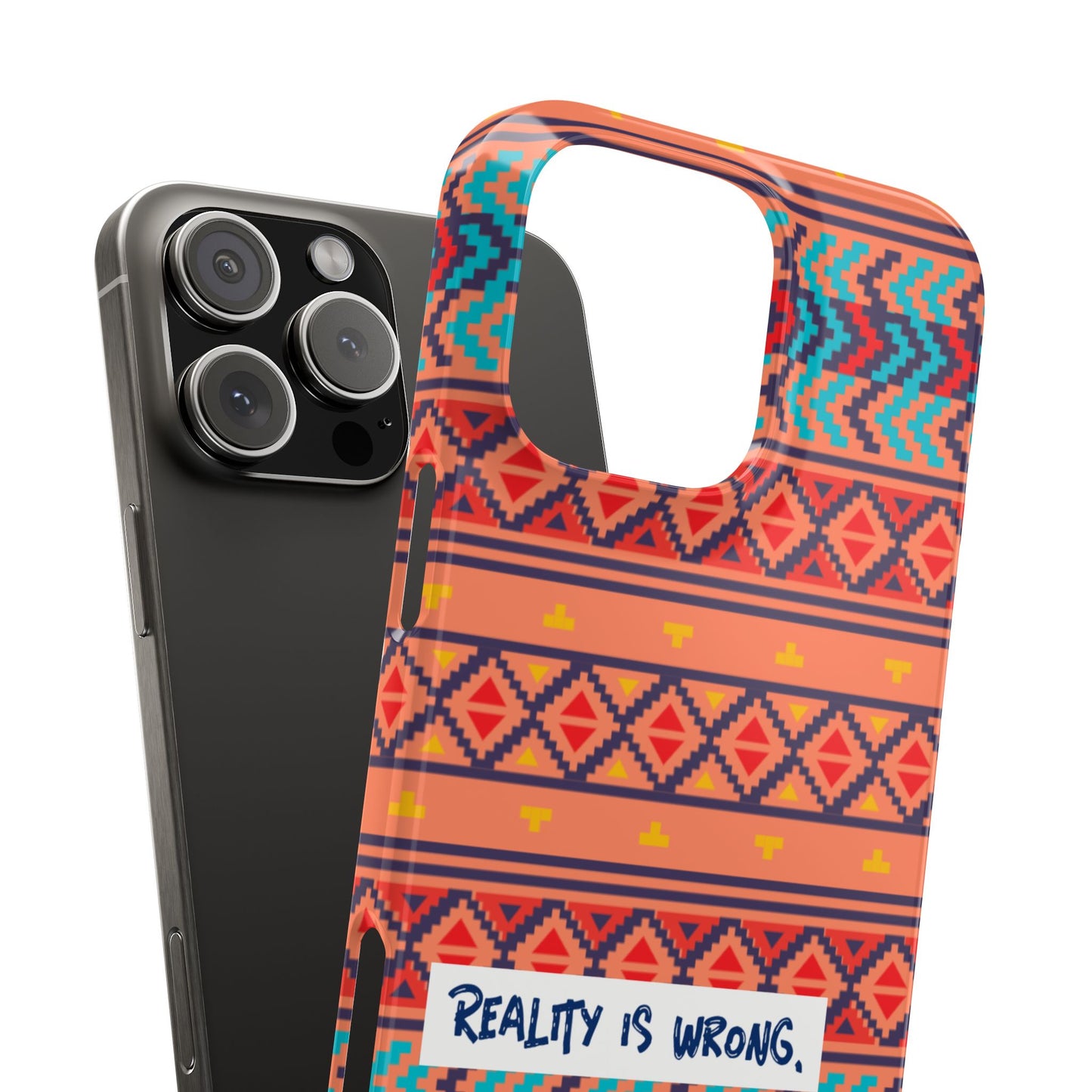 Vibrant Inspirational Phone Case – Dreamers Gift, Boho Slim Cover, Motivational Tech Accessory, Cute Gift for Her, Colorful Phone Holder