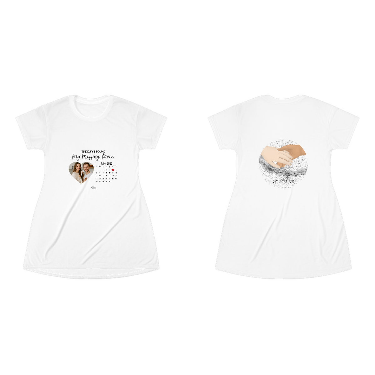 T-Shirt Dress (AOP)