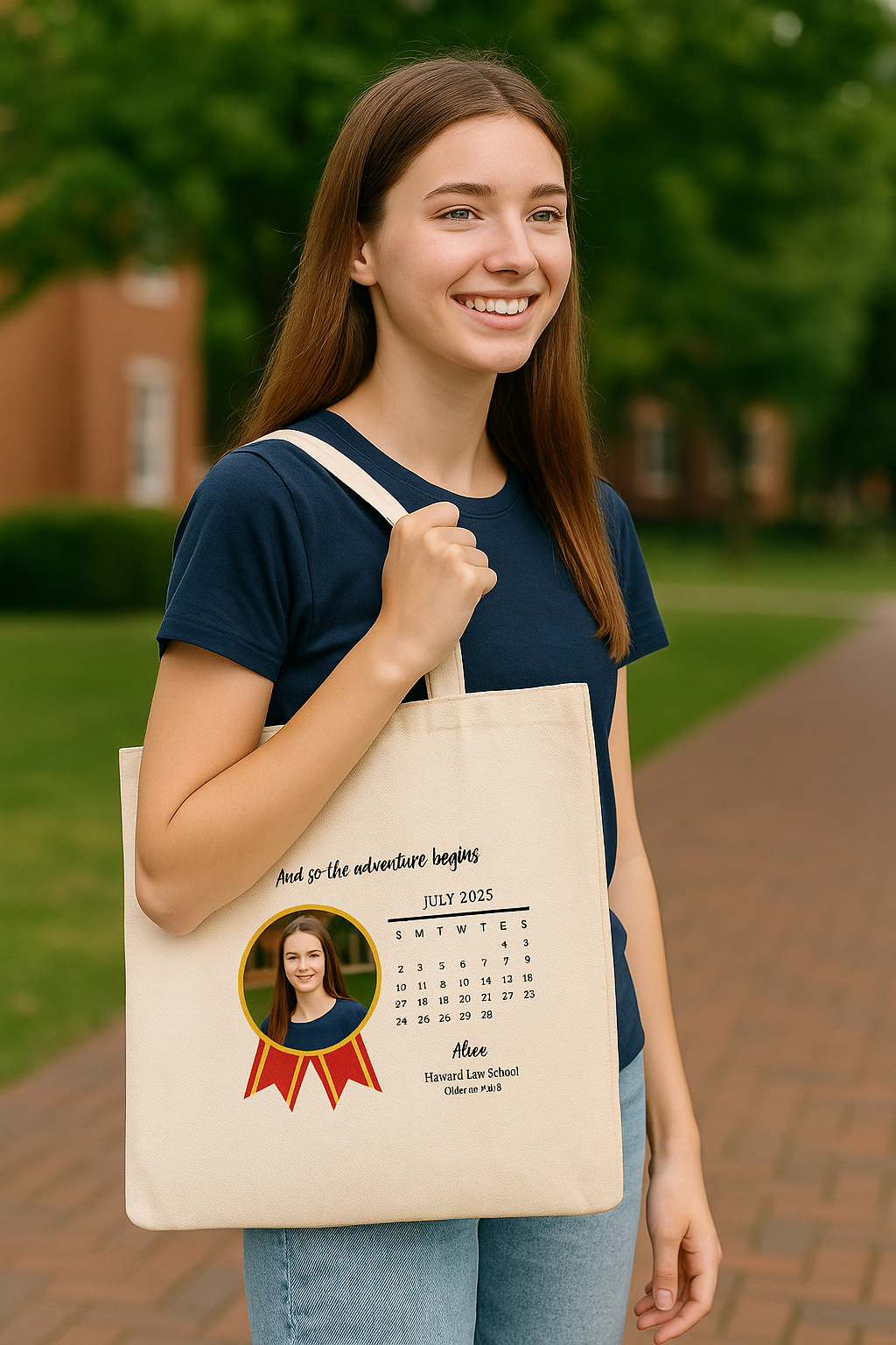 Cotton Canvas Tote Bag(Graduation and other anniversary models)