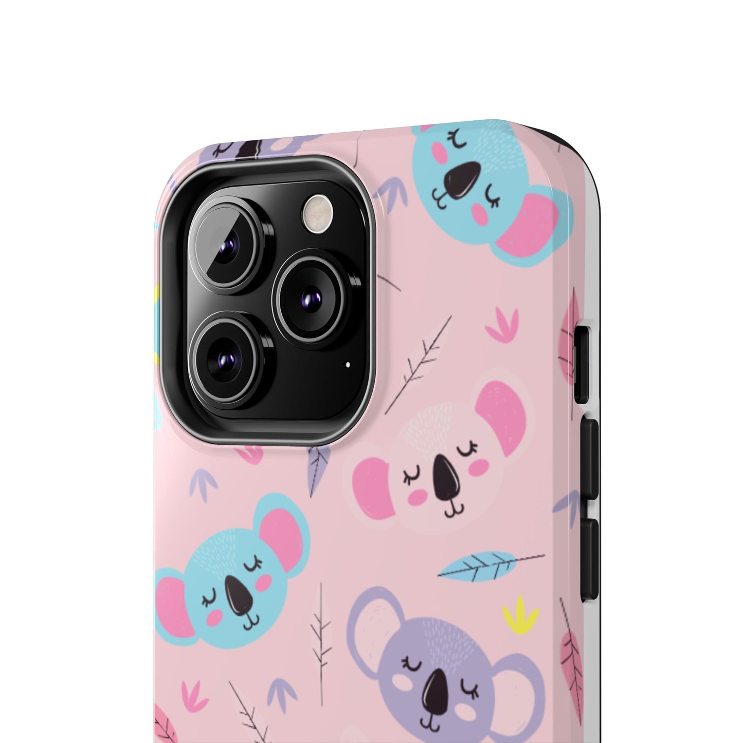 Cute Koala Phone Case with Inspirational Quote, Tough Case, Goofy Gift for Kids, Fun Accessories, Unique Phone Cover