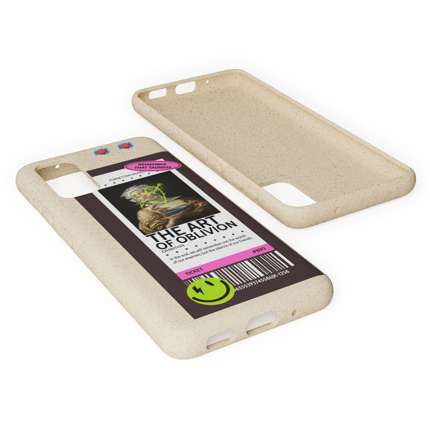 Biodegradable Phone Cases, Eco-Friendly Tech Accessories, Artistic Phone Cover, Sustainable Gift for Creatives, Unique Cell Phone Case