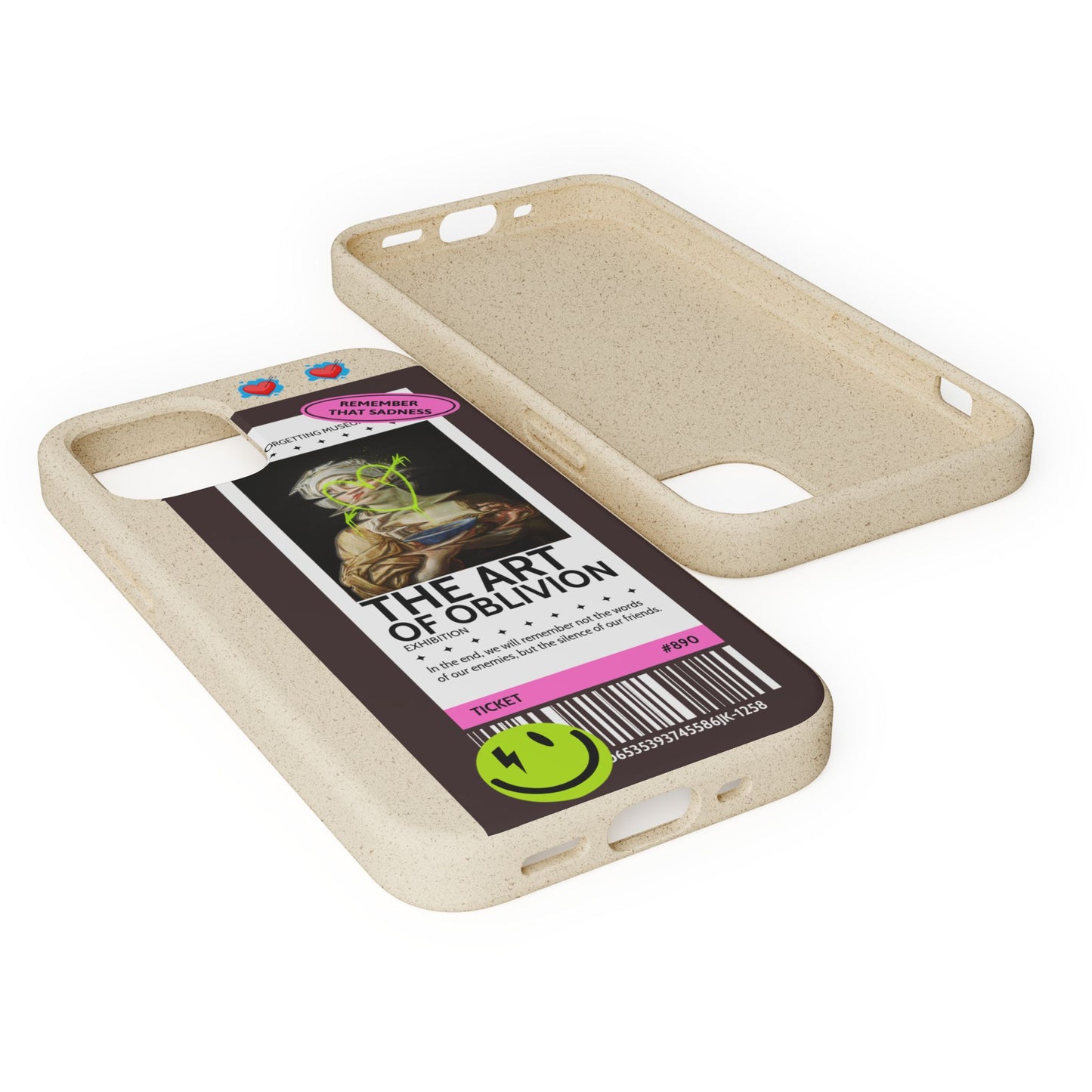 Biodegradable Phone Cases, Eco-Friendly Tech Accessories, Artistic Phone Cover, Sustainable Gift for Creatives, Unique Cell Phone Case