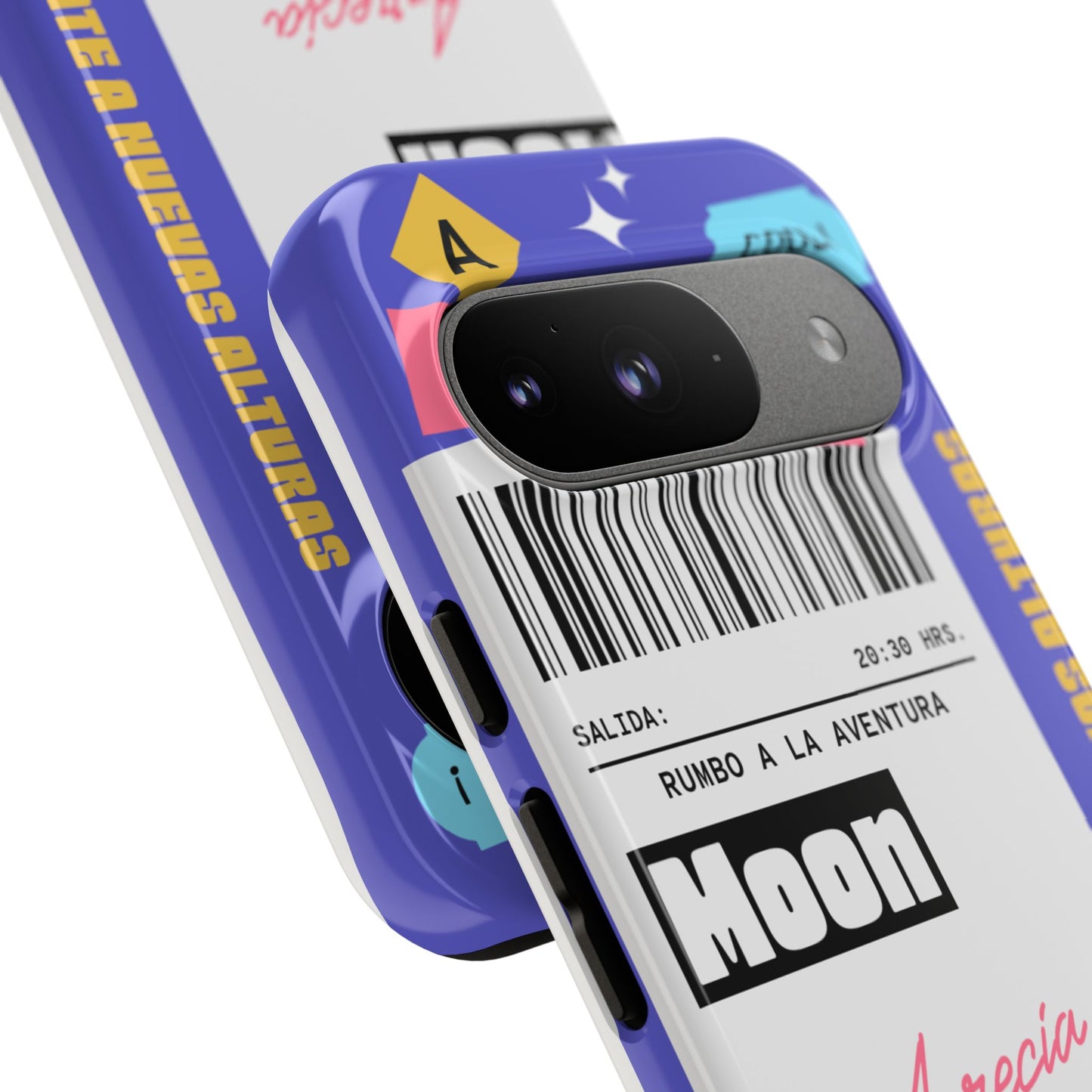 Vibrant Phone Case - Cool and Playful Design for Adventure Seekers, Gift for Students, Trendy Accessories, Phone Protection