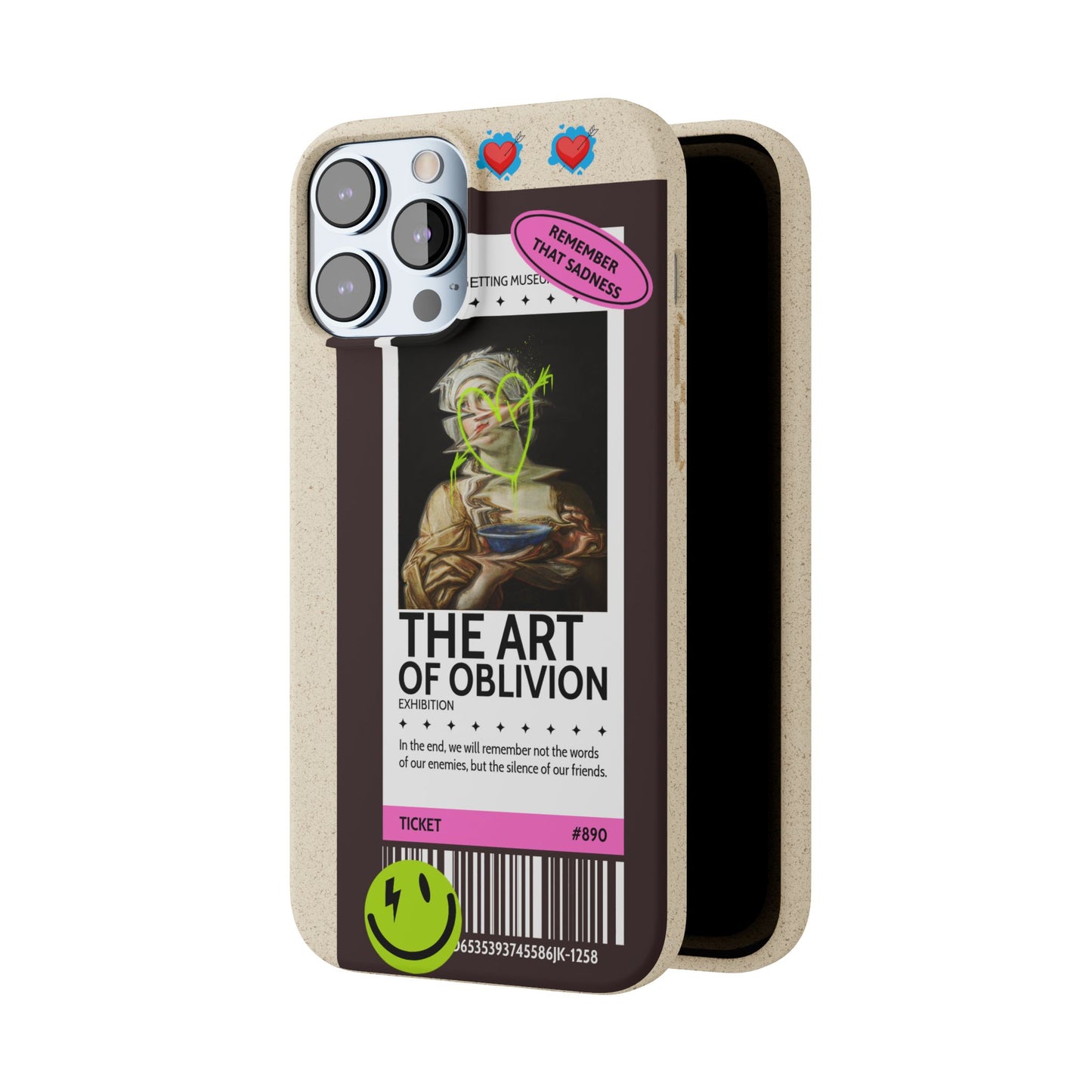 Biodegradable Phone Cases, Eco-Friendly Tech Accessories, Artistic Phone Cover, Sustainable Gift for Creatives, Unique Cell Phone Case