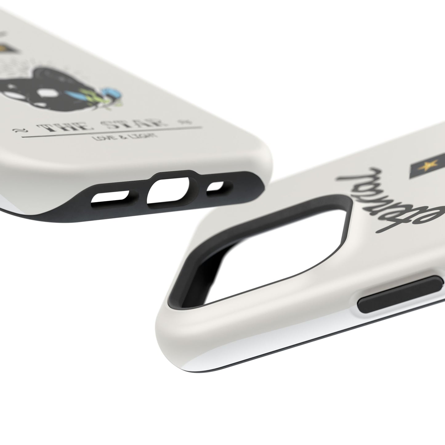 Eternal Star Cat Phone Case - Impact-Resistant, Gift for Cat Lovers, Trendy Accessory, Customizable Design, Modern Phone Protection