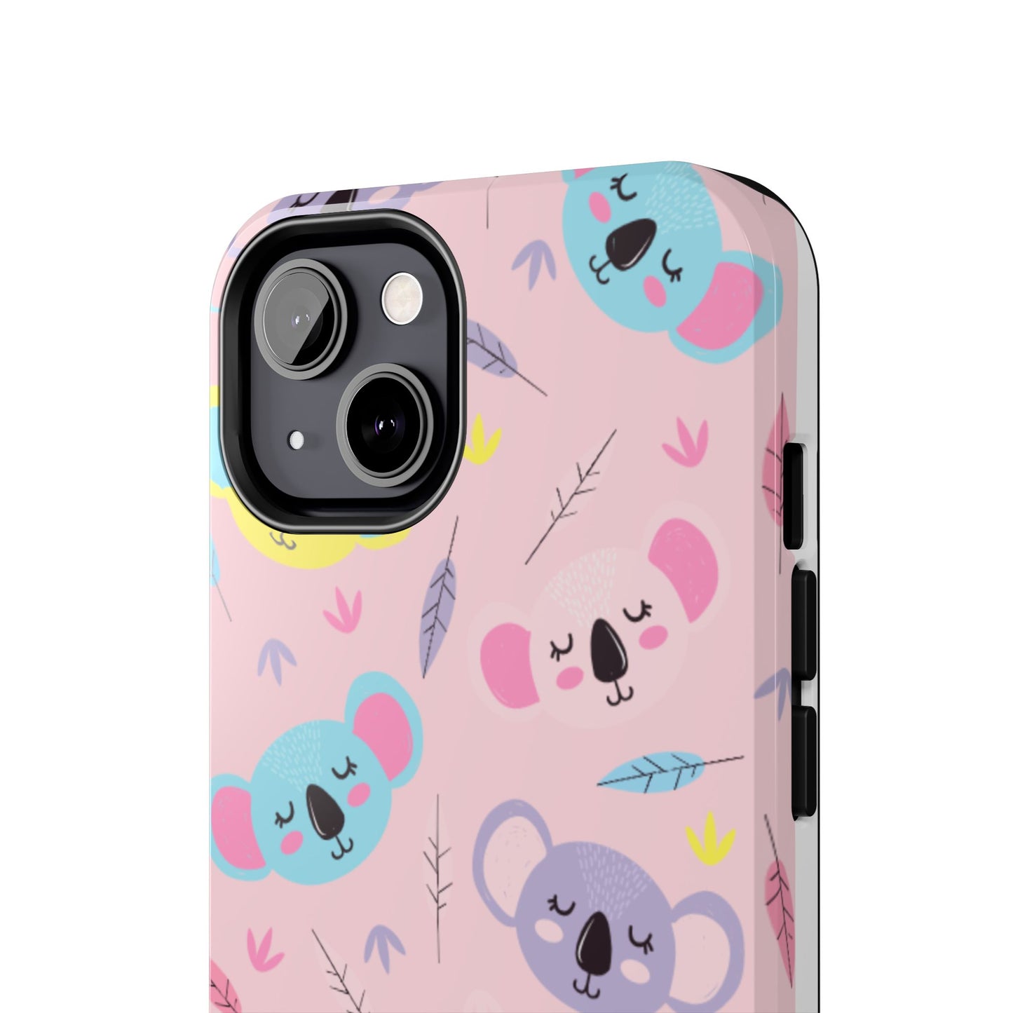 Cute Koala Phone Case with Inspirational Quote, Tough Case, Goofy Gift for Kids, Fun Accessories, Unique Phone Cover