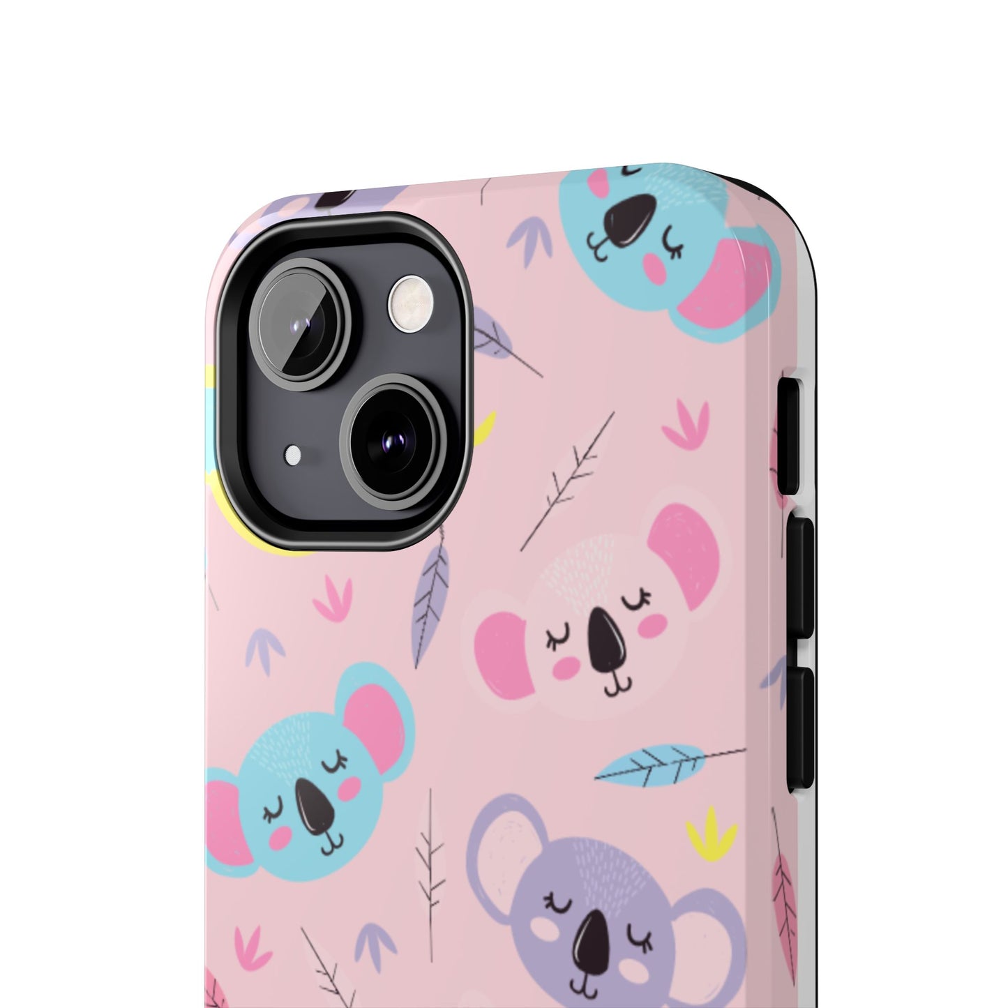 Cute Koala Phone Case with Inspirational Quote, Tough Case, Goofy Gift for Kids, Fun Accessories, Unique Phone Cover