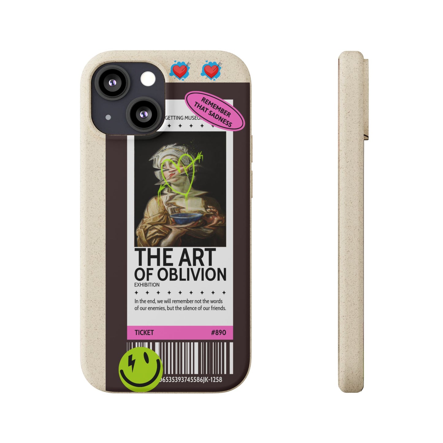 Biodegradable Phone Cases, Eco-Friendly Tech Accessories, Artistic Phone Cover, Sustainable Gift for Creatives, Unique Cell Phone Case