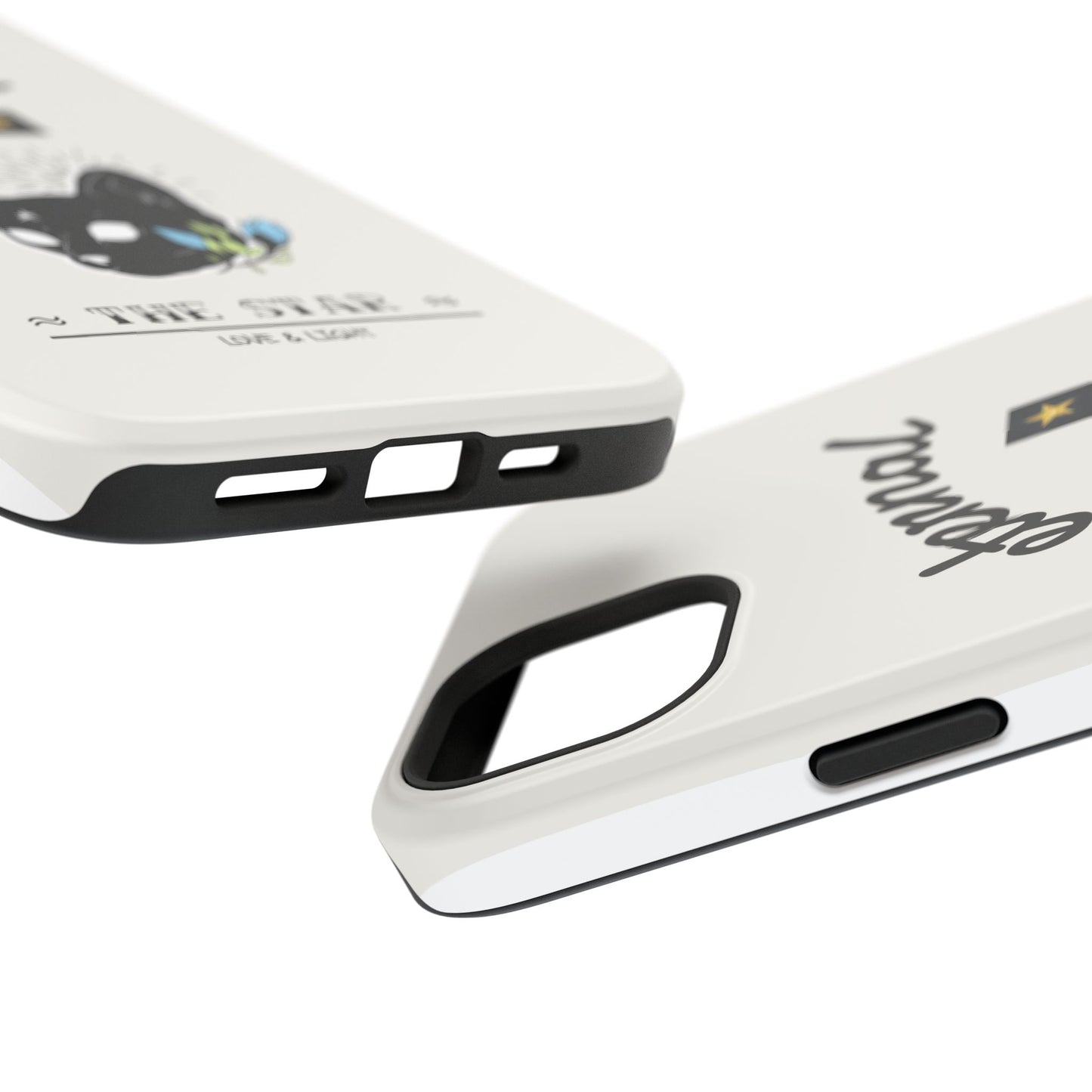 Eternal Star Cat Phone Case - Impact-Resistant, Gift for Cat Lovers, Trendy Accessory, Customizable Design, Modern Phone Protection