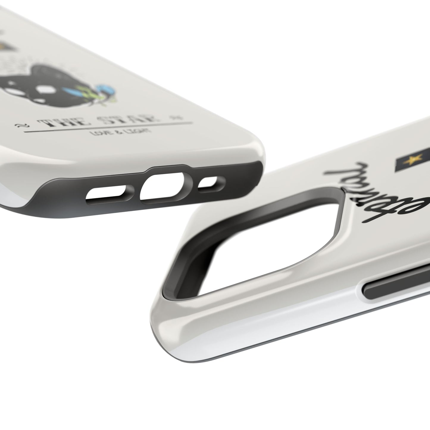 Eternal Star Cat Phone Case - Impact-Resistant, Gift for Cat Lovers, Trendy Accessory, Customizable Design, Modern Phone Protection