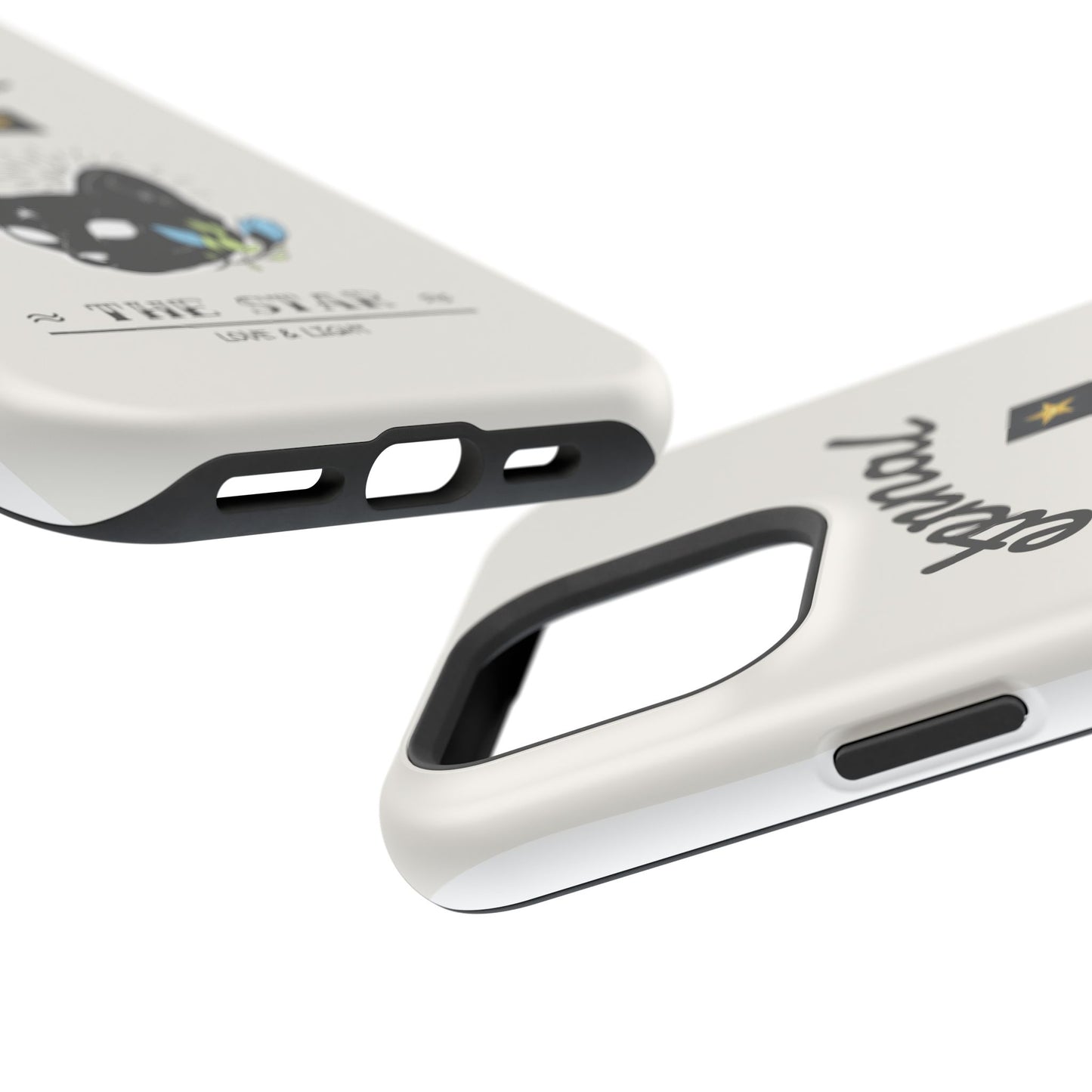 Eternal Star Cat Phone Case - Impact-Resistant, Gift for Cat Lovers, Trendy Accessory, Customizable Design, Modern Phone Protection