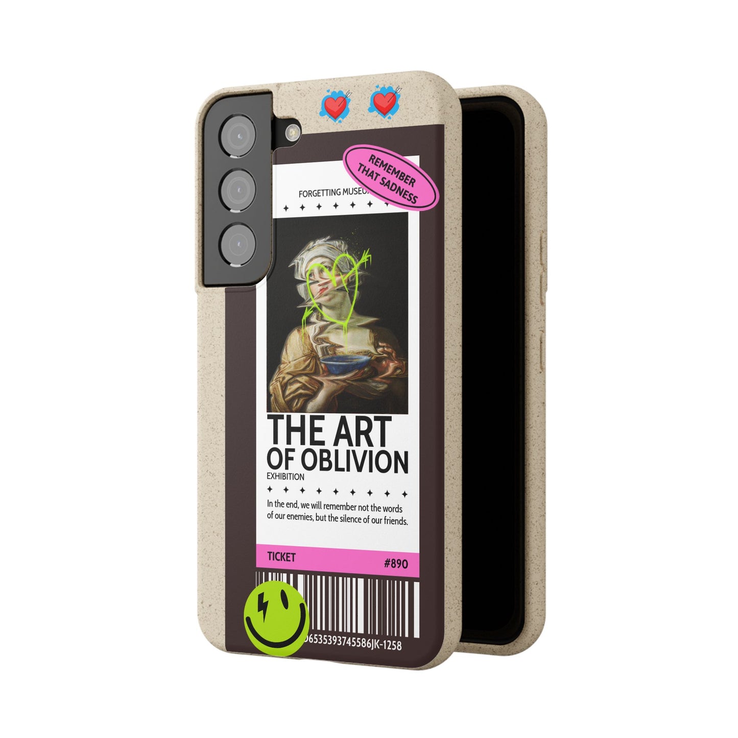 Biodegradable Phone Cases, Eco-Friendly Tech Accessories, Artistic Phone Cover, Sustainable Gift for Creatives, Unique Cell Phone Case