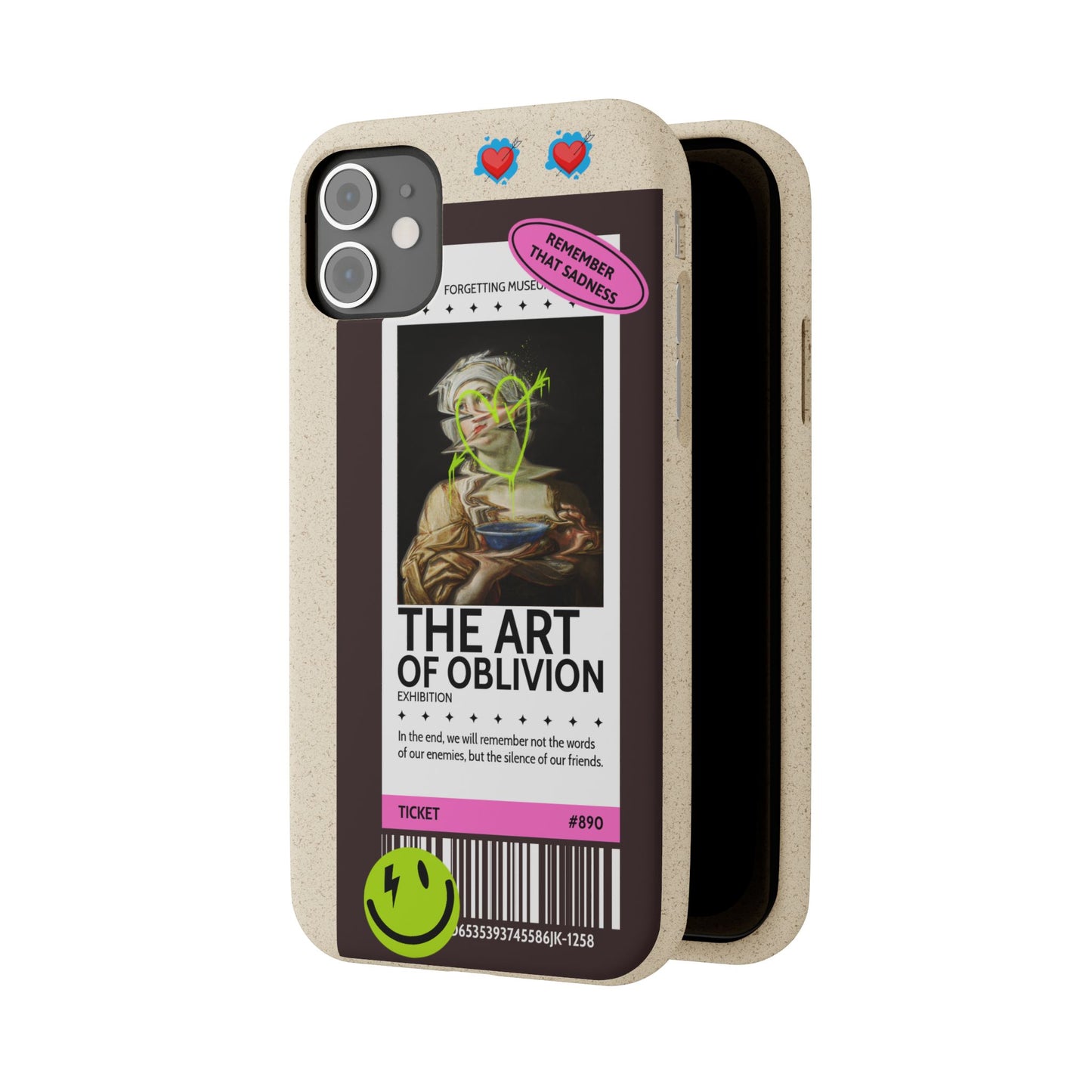 Biodegradable Phone Cases, Eco-Friendly Tech Accessories, Artistic Phone Cover, Sustainable Gift for Creatives, Unique Cell Phone Case