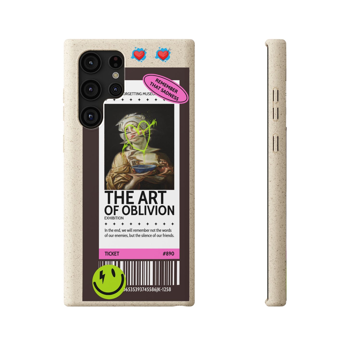 Biodegradable Phone Cases, Eco-Friendly Tech Accessories, Artistic Phone Cover, Sustainable Gift for Creatives, Unique Cell Phone Case