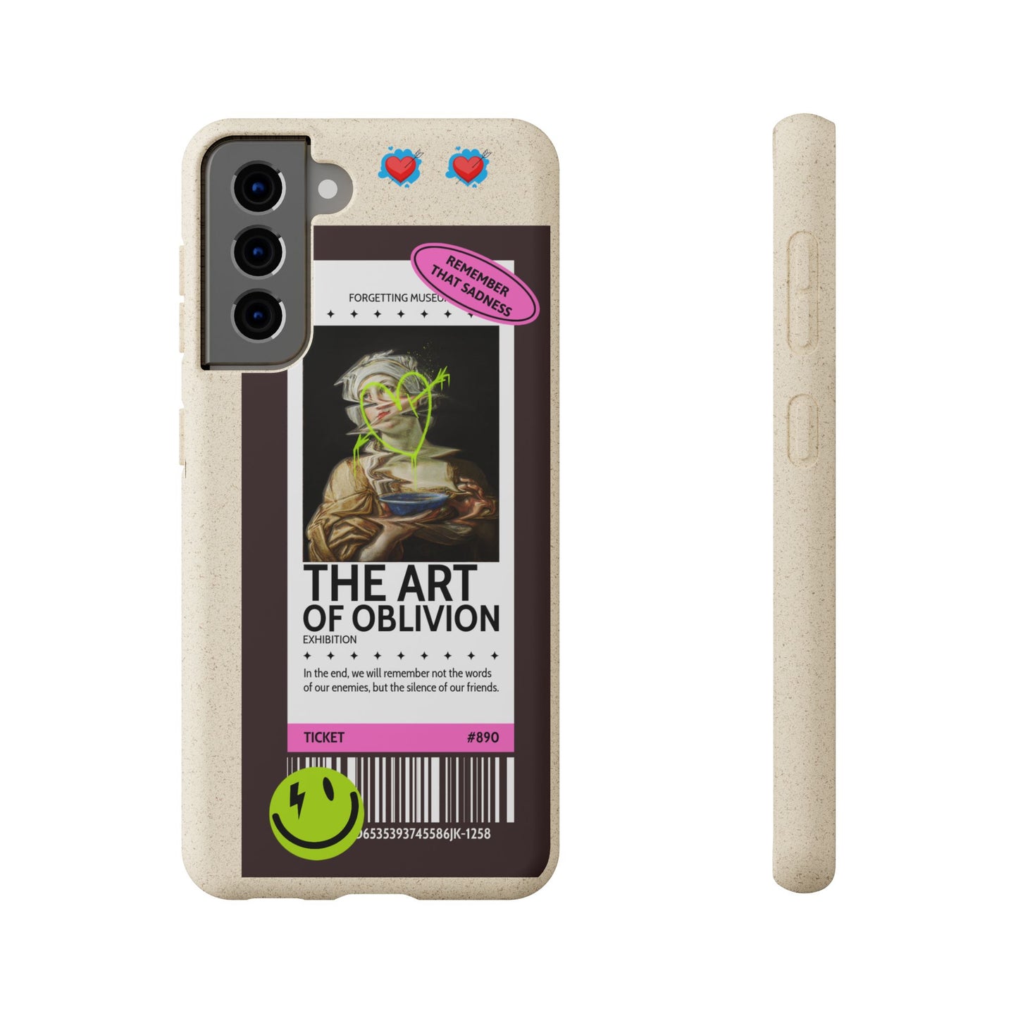 Biodegradable Phone Cases, Eco-Friendly Tech Accessories, Artistic Phone Cover, Sustainable Gift for Creatives, Unique Cell Phone Case