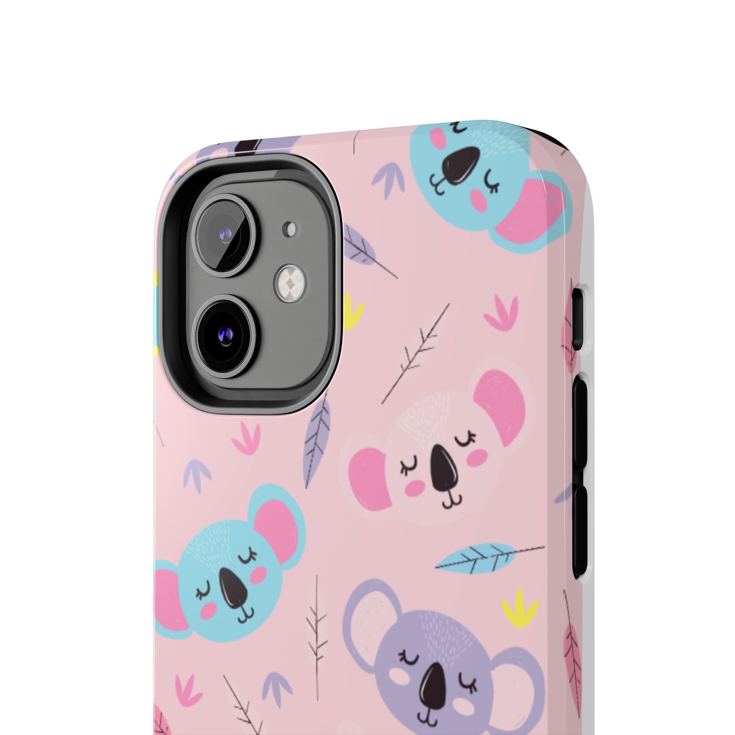 Cute Koala Phone Case with Inspirational Quote, Tough Case, Goofy Gift for Kids, Fun Accessories, Unique Phone Cover