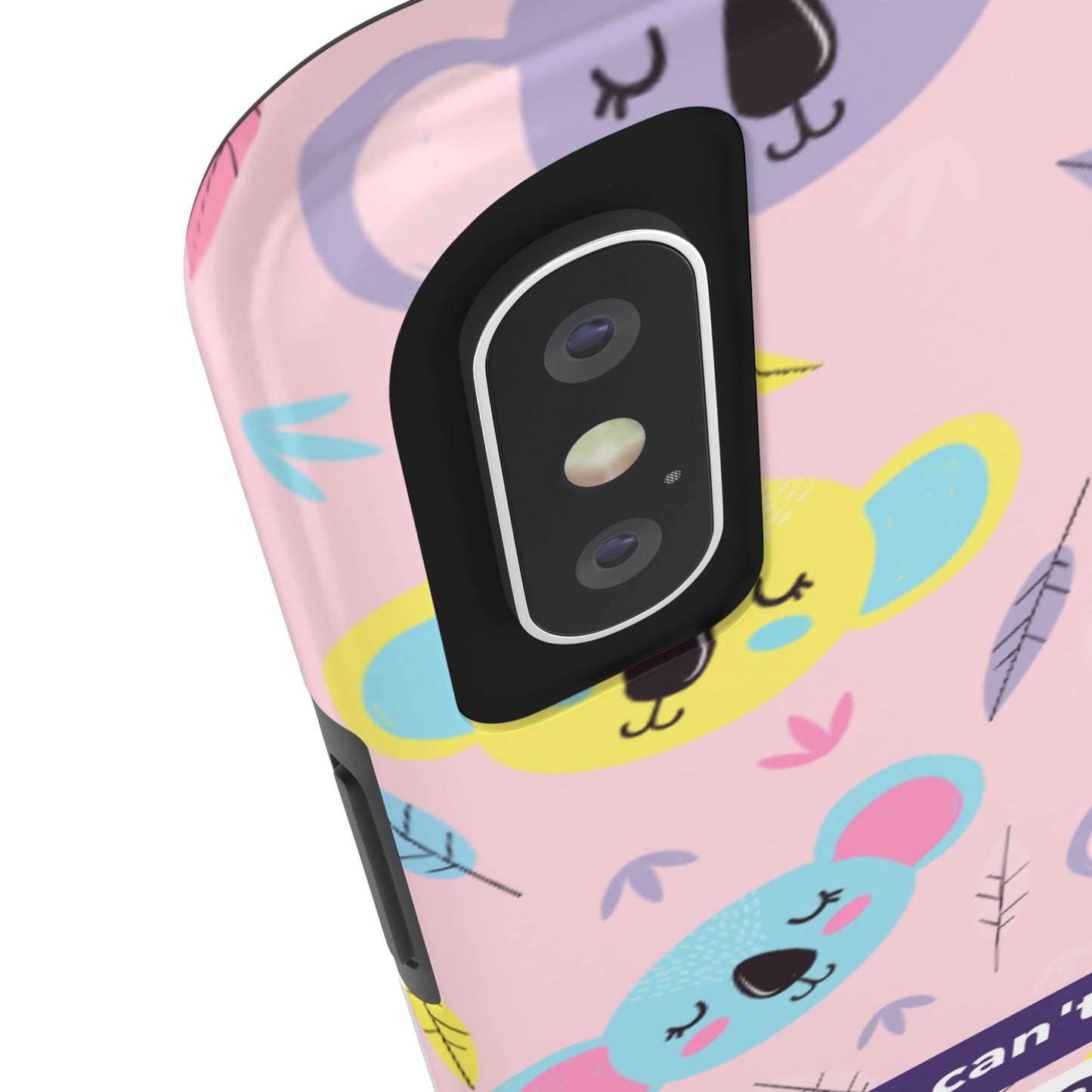 Cute Koala Phone Case with Inspirational Quote, Tough Case, Goofy Gift for Kids, Fun Accessories, Unique Phone Cover