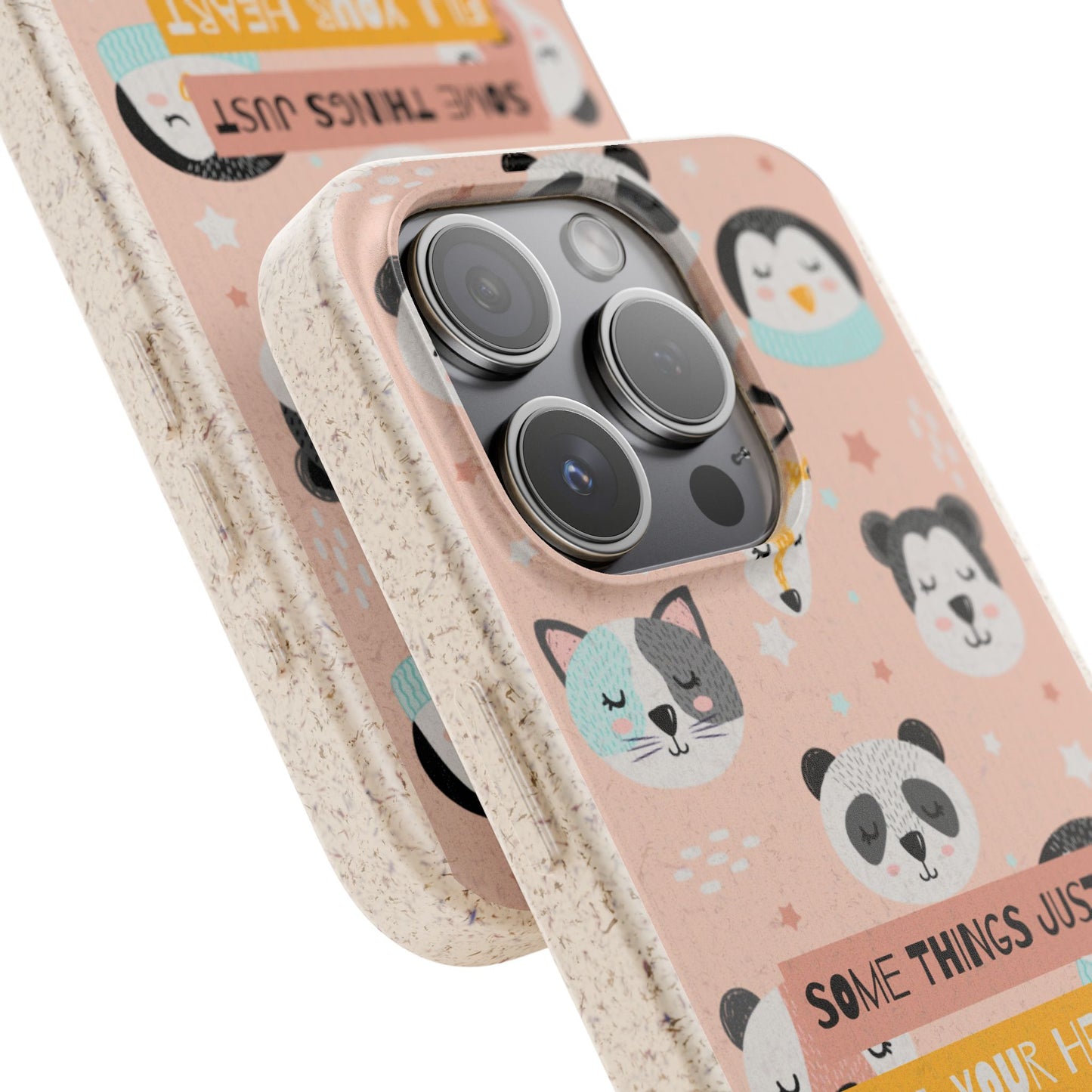 Cute Animal Biodegradable Phone Case, Eco-Friendly Gift, Sustainable Case, Nature Lover Accessory, Cute Phone Cover