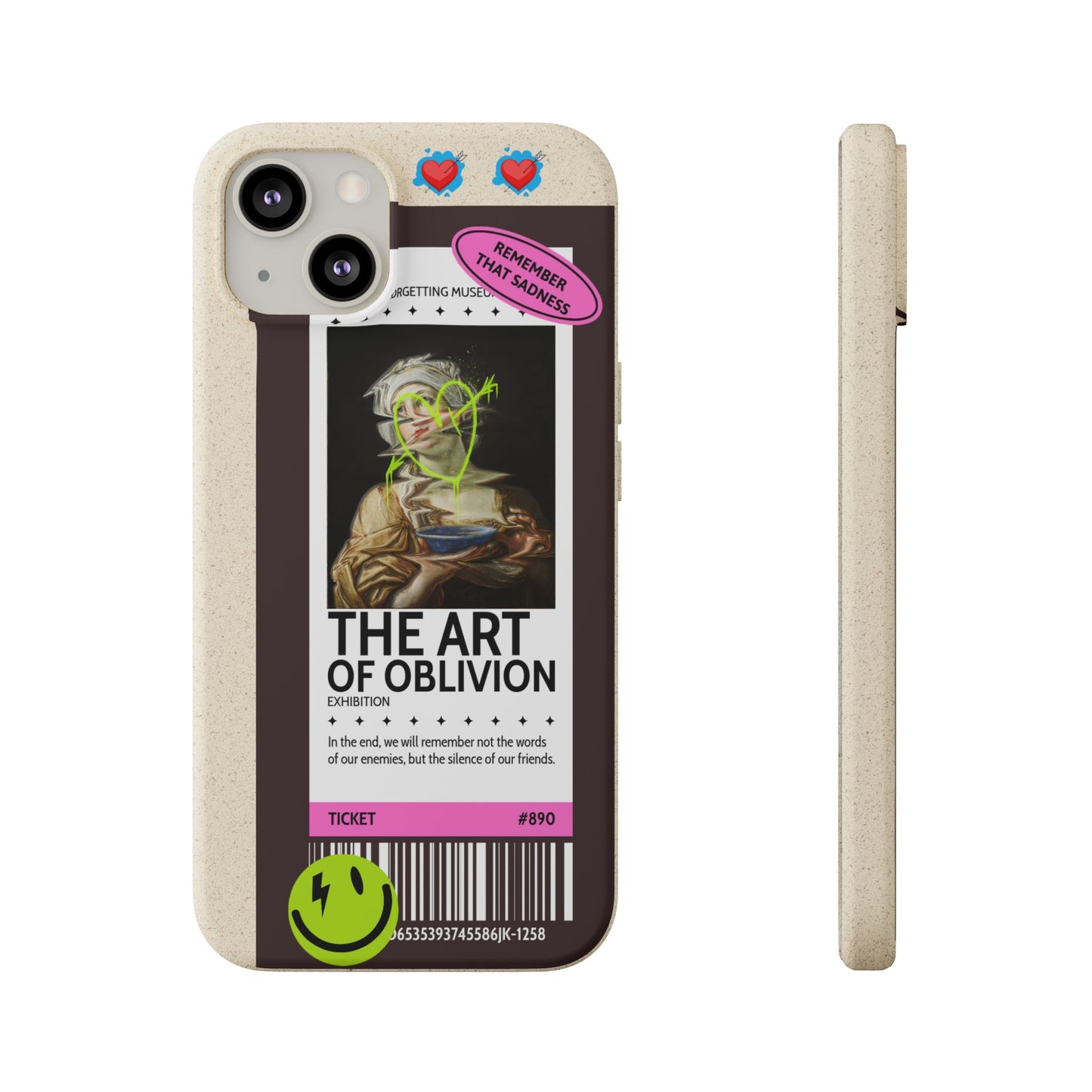 Biodegradable Phone Cases, Eco-Friendly Tech Accessories, Artistic Phone Cover, Sustainable Gift for Creatives, Unique Cell Phone Case