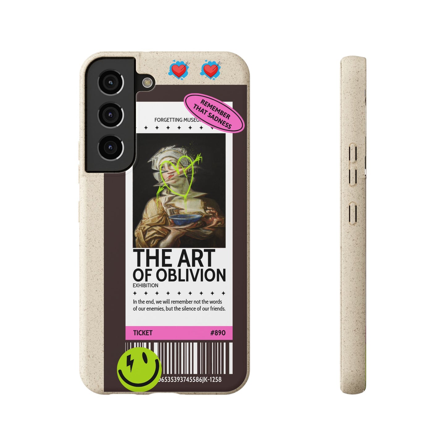 Biodegradable Phone Cases, Eco-Friendly Tech Accessories, Artistic Phone Cover, Sustainable Gift for Creatives, Unique Cell Phone Case