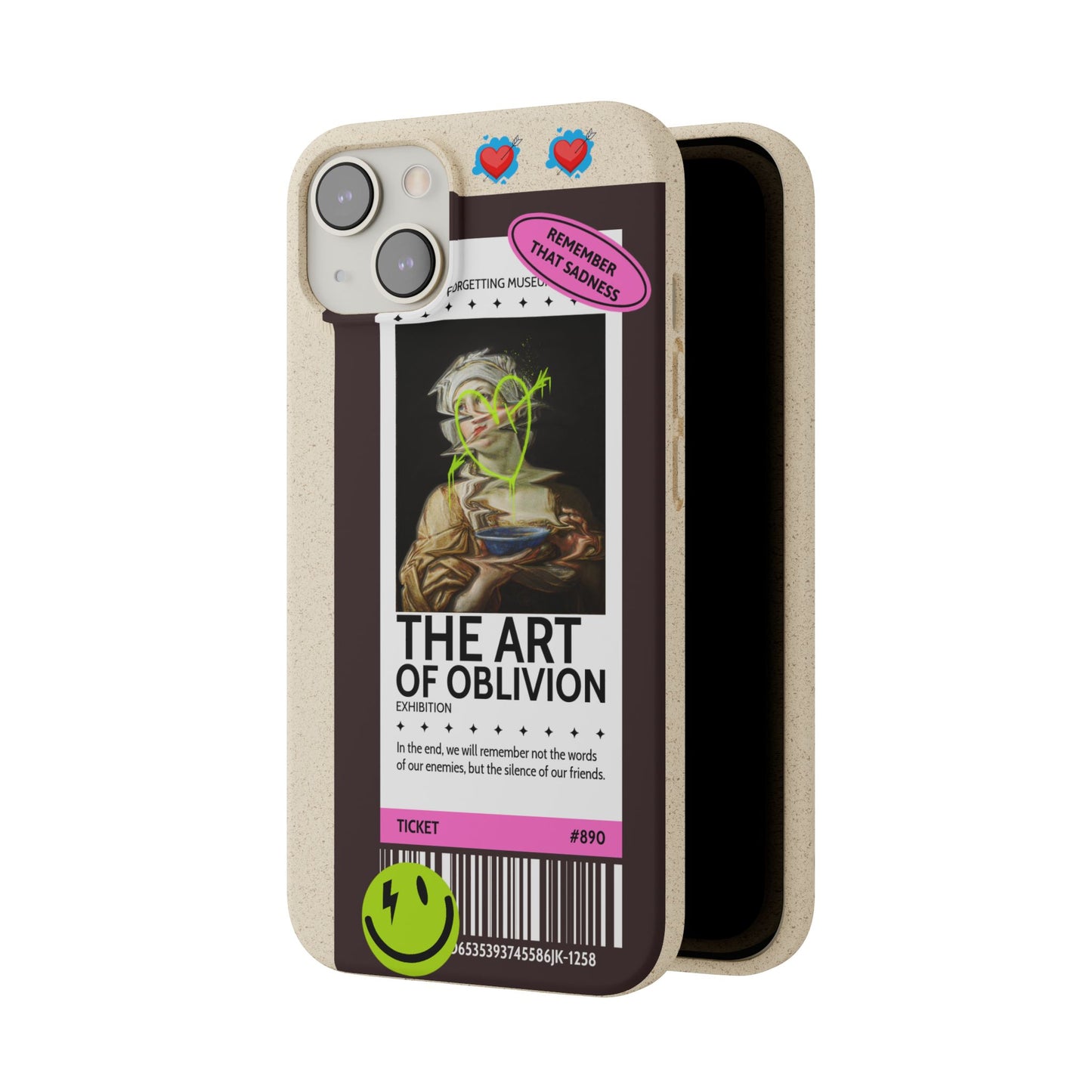 Biodegradable Phone Cases, Eco-Friendly Tech Accessories, Artistic Phone Cover, Sustainable Gift for Creatives, Unique Cell Phone Case