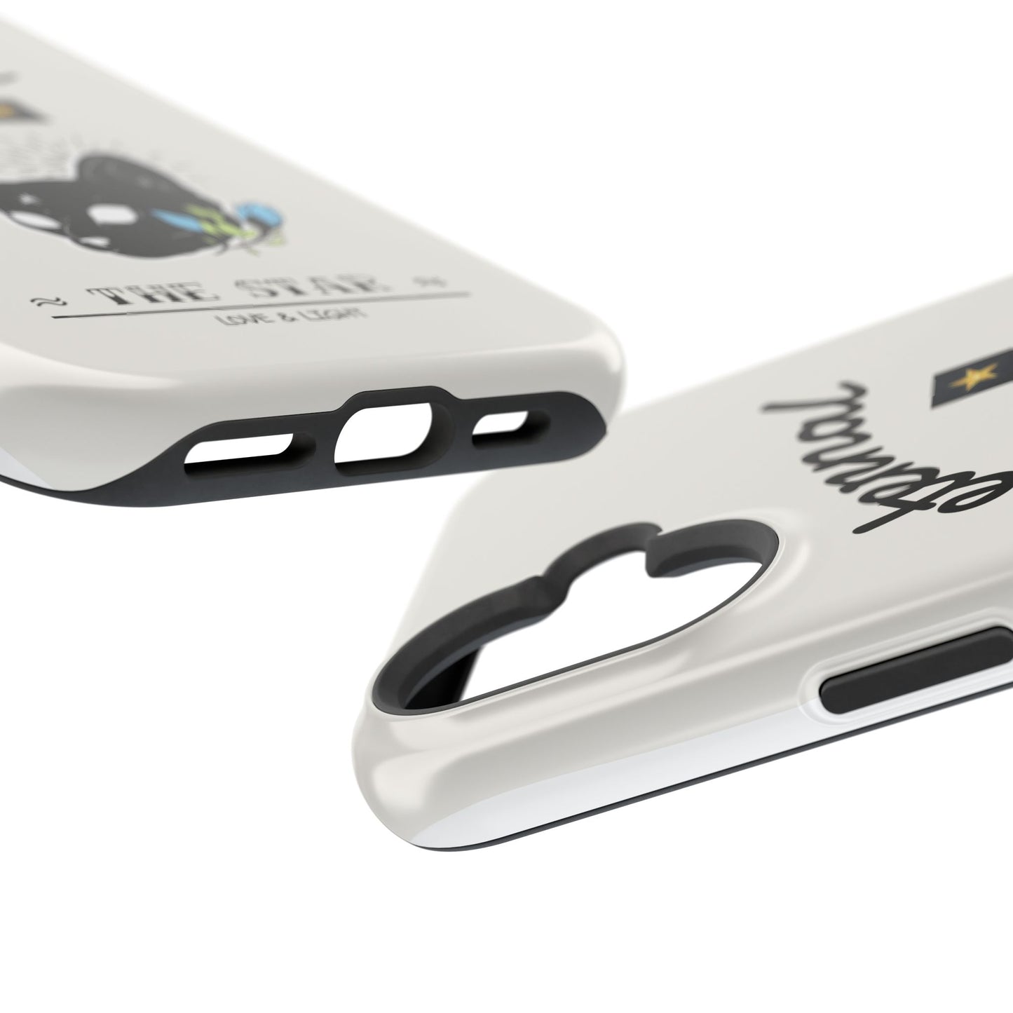 Eternal Star Cat Phone Case - Impact-Resistant, Gift for Cat Lovers, Trendy Accessory, Customizable Design, Modern Phone Protection