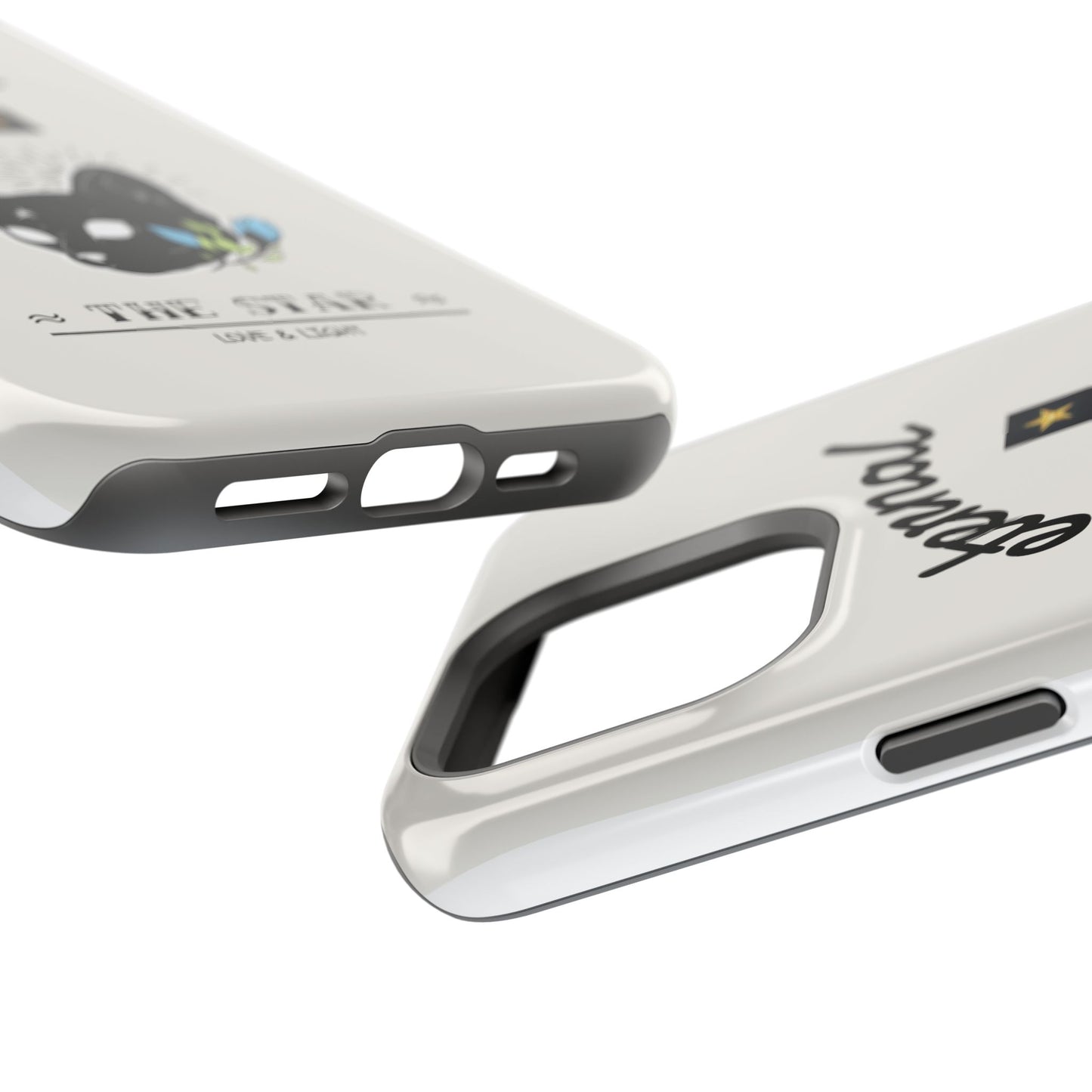 Eternal Star Cat Phone Case - Impact-Resistant, Gift for Cat Lovers, Trendy Accessory, Customizable Design, Modern Phone Protection