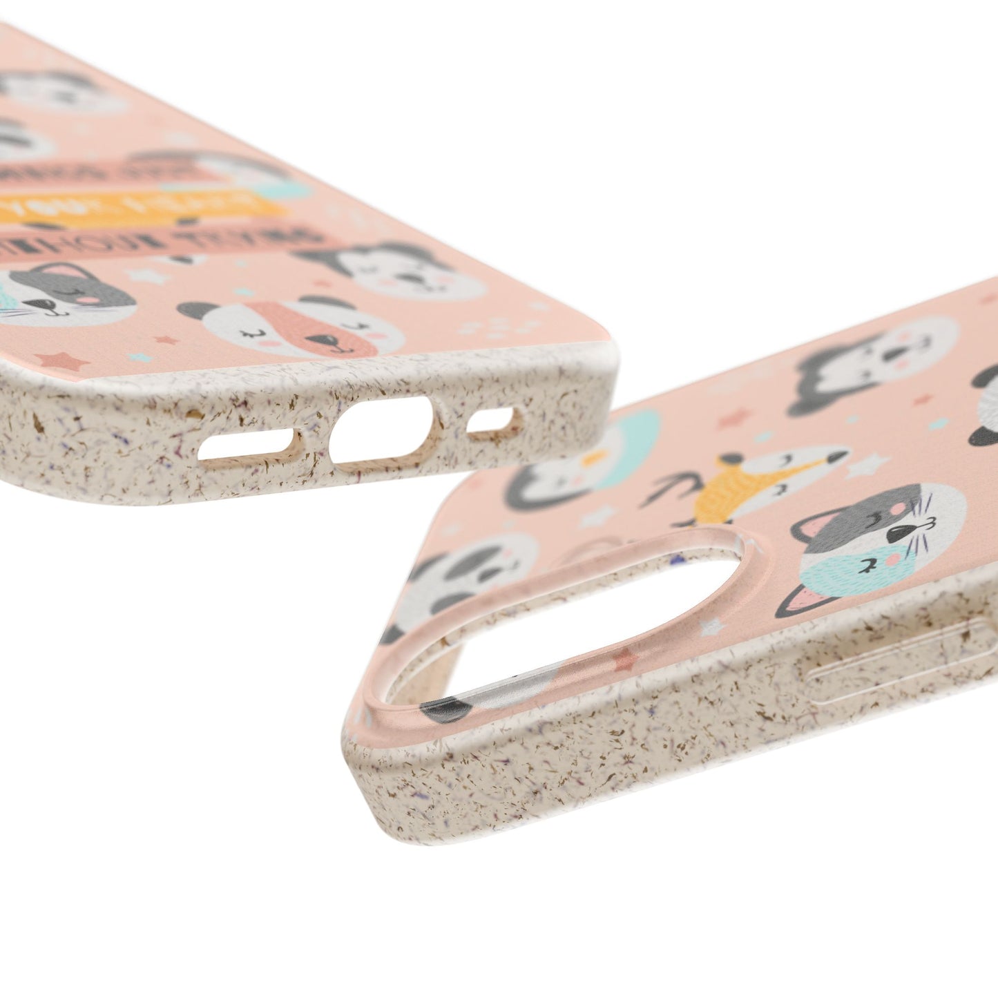 Cute Animal Biodegradable Phone Case, Eco-Friendly Gift, Sustainable Case, Nature Lover Accessory, Cute Phone Cover