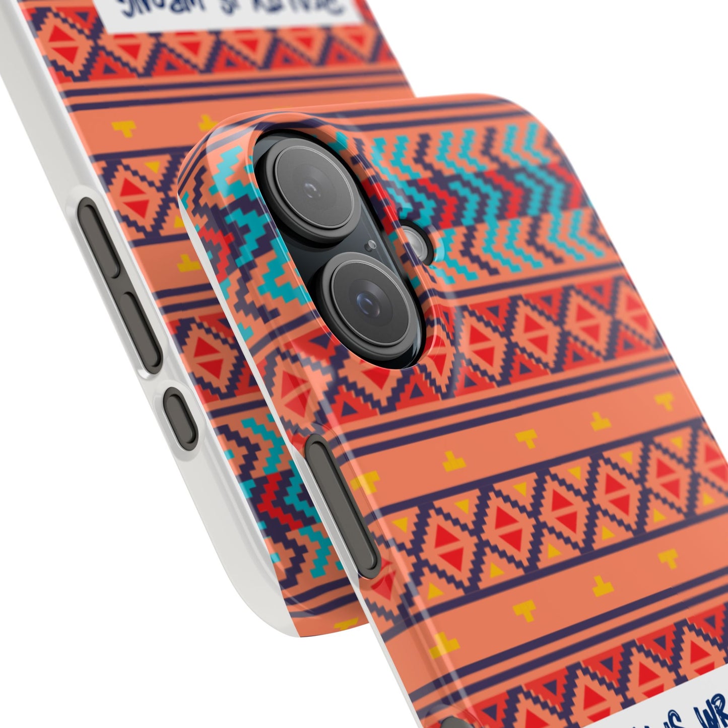 Vibrant Inspirational Phone Case – Dreamers Gift, Boho Slim Cover, Motivational Tech Accessory, Cute Gift for Her, Colorful Phone Holder