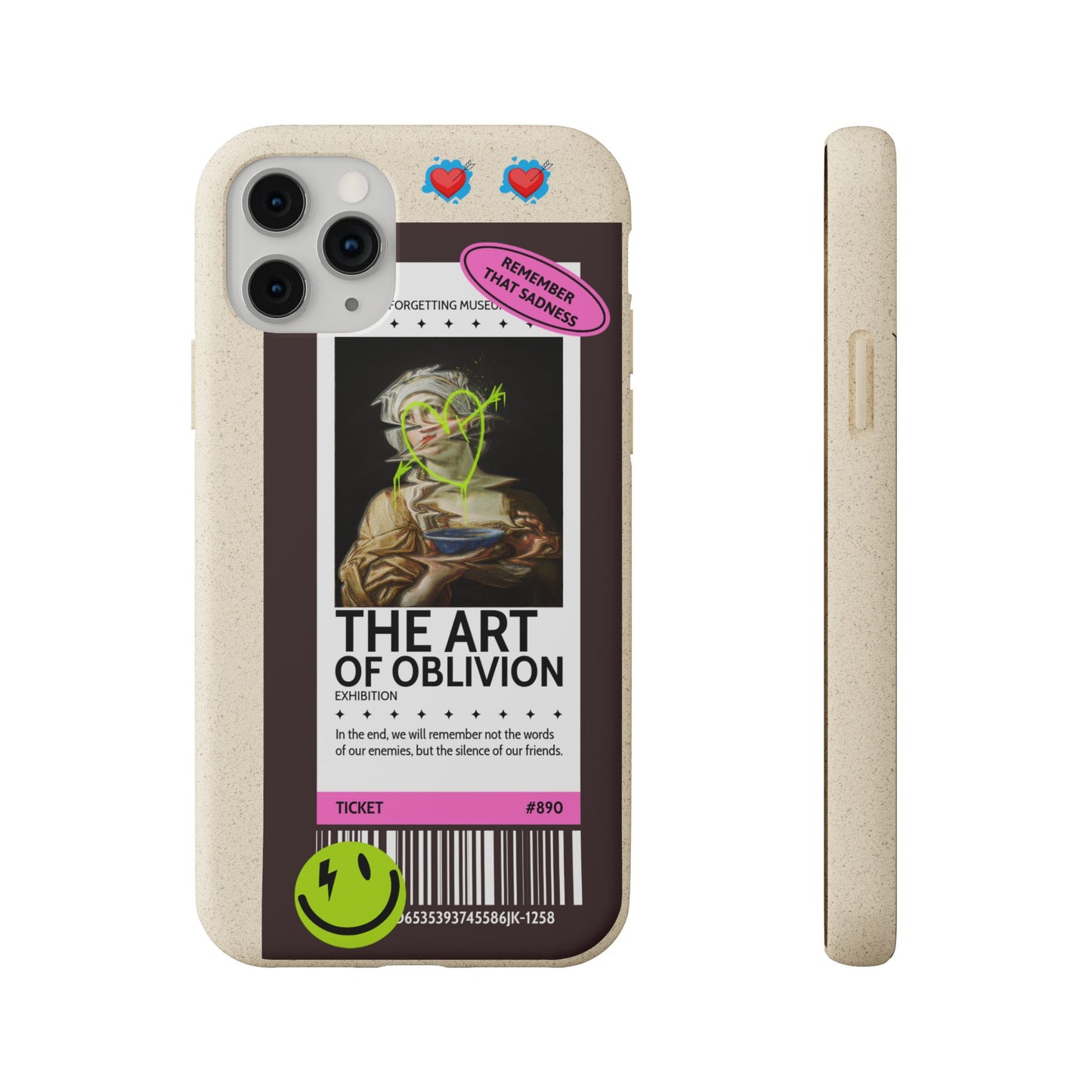 Biodegradable Phone Cases, Eco-Friendly Tech Accessories, Artistic Phone Cover, Sustainable Gift for Creatives, Unique Cell Phone Case