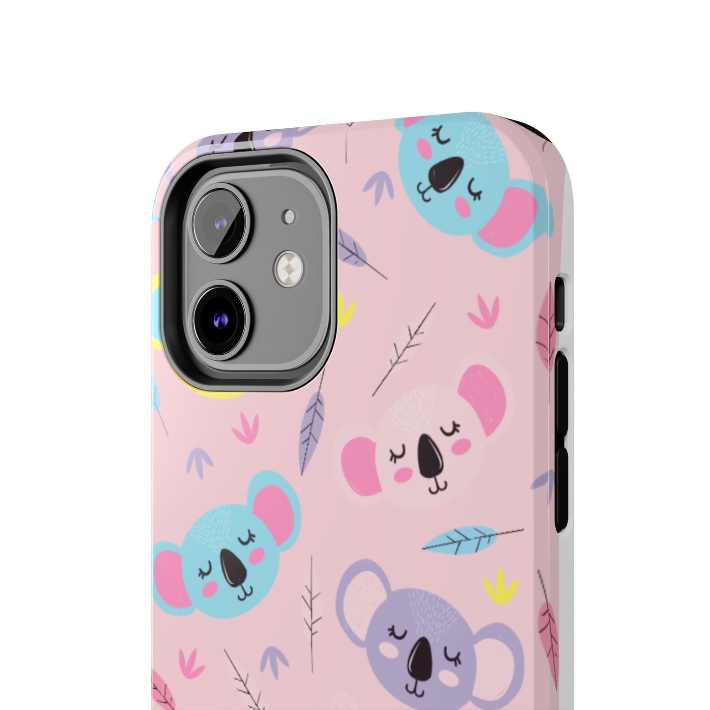 Cute Koala Phone Case with Inspirational Quote, Tough Case, Goofy Gift for Kids, Fun Accessories, Unique Phone Cover