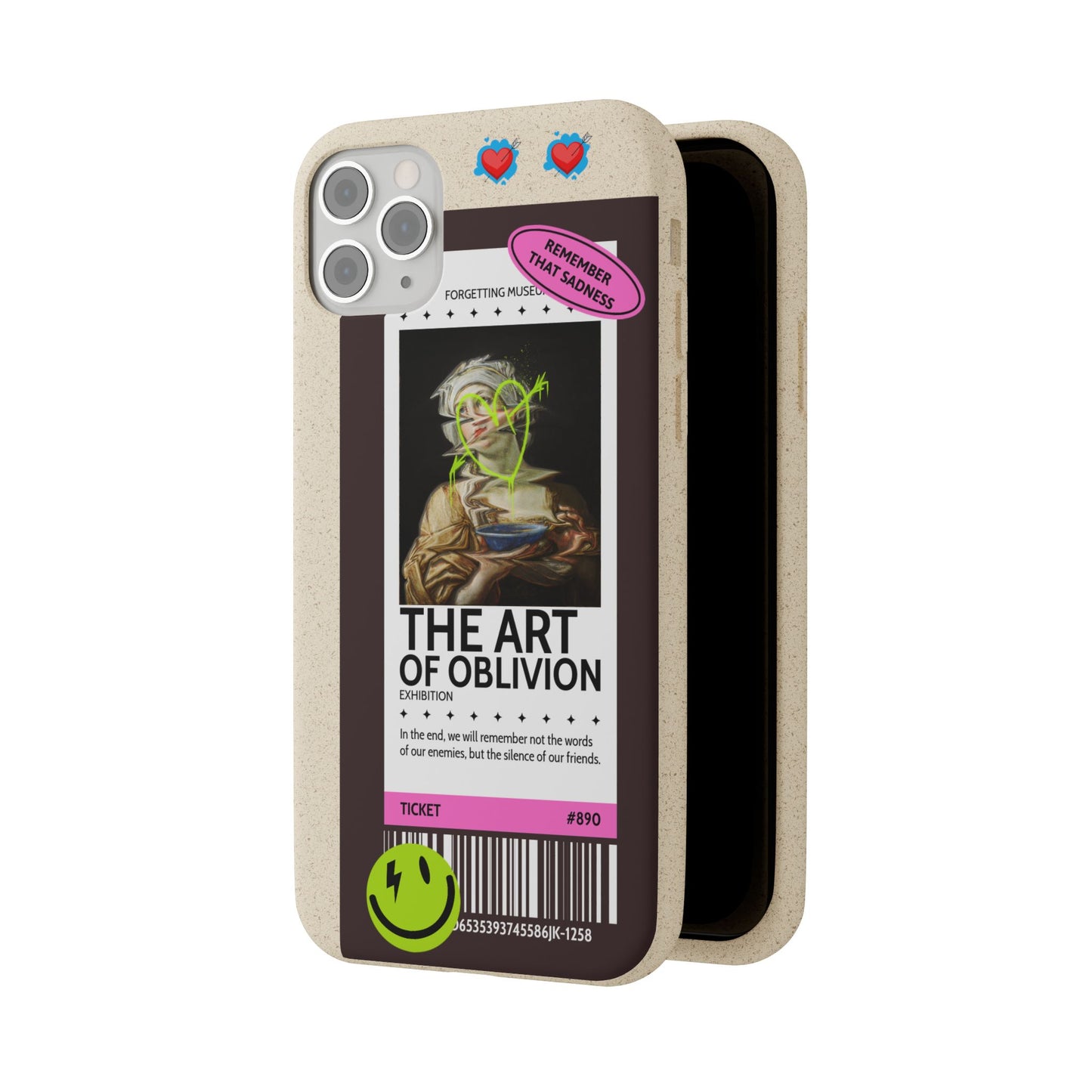 Biodegradable Phone Cases, Eco-Friendly Tech Accessories, Artistic Phone Cover, Sustainable Gift for Creatives, Unique Cell Phone Case