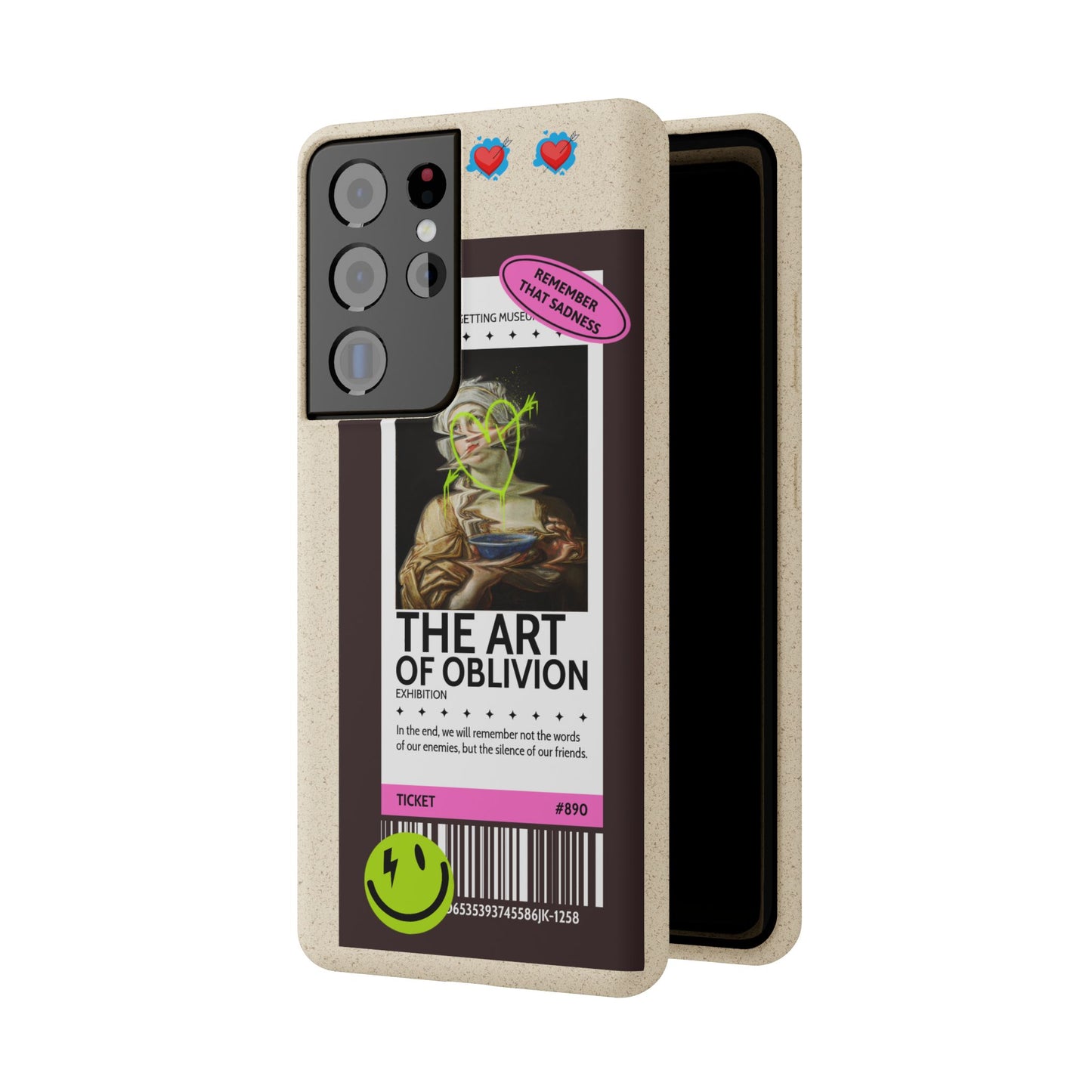 Biodegradable Phone Cases, Eco-Friendly Tech Accessories, Artistic Phone Cover, Sustainable Gift for Creatives, Unique Cell Phone Case