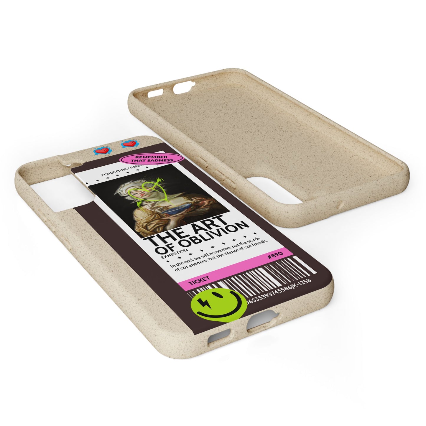 Biodegradable Phone Cases, Eco-Friendly Tech Accessories, Artistic Phone Cover, Sustainable Gift for Creatives, Unique Cell Phone Case