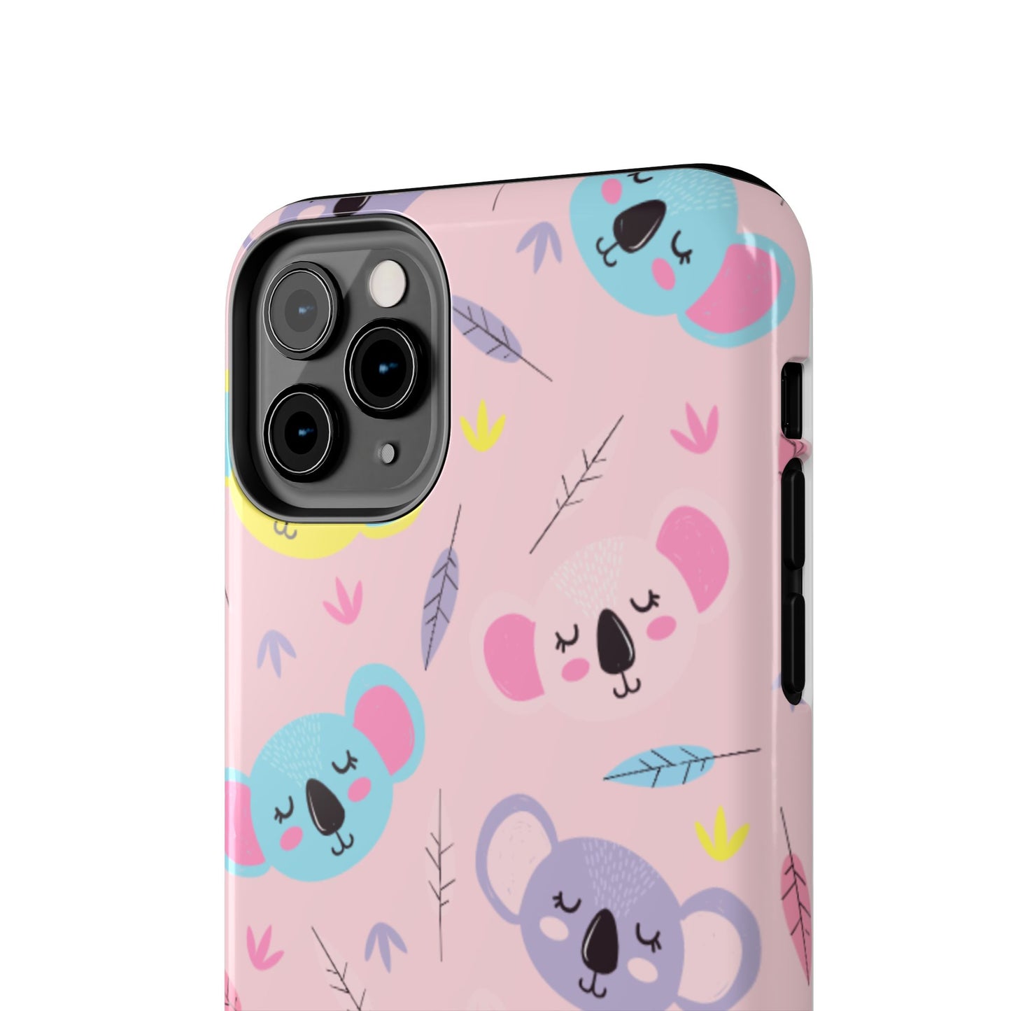 Cute Koala Phone Case with Inspirational Quote, Tough Case, Goofy Gift for Kids, Fun Accessories, Unique Phone Cover
