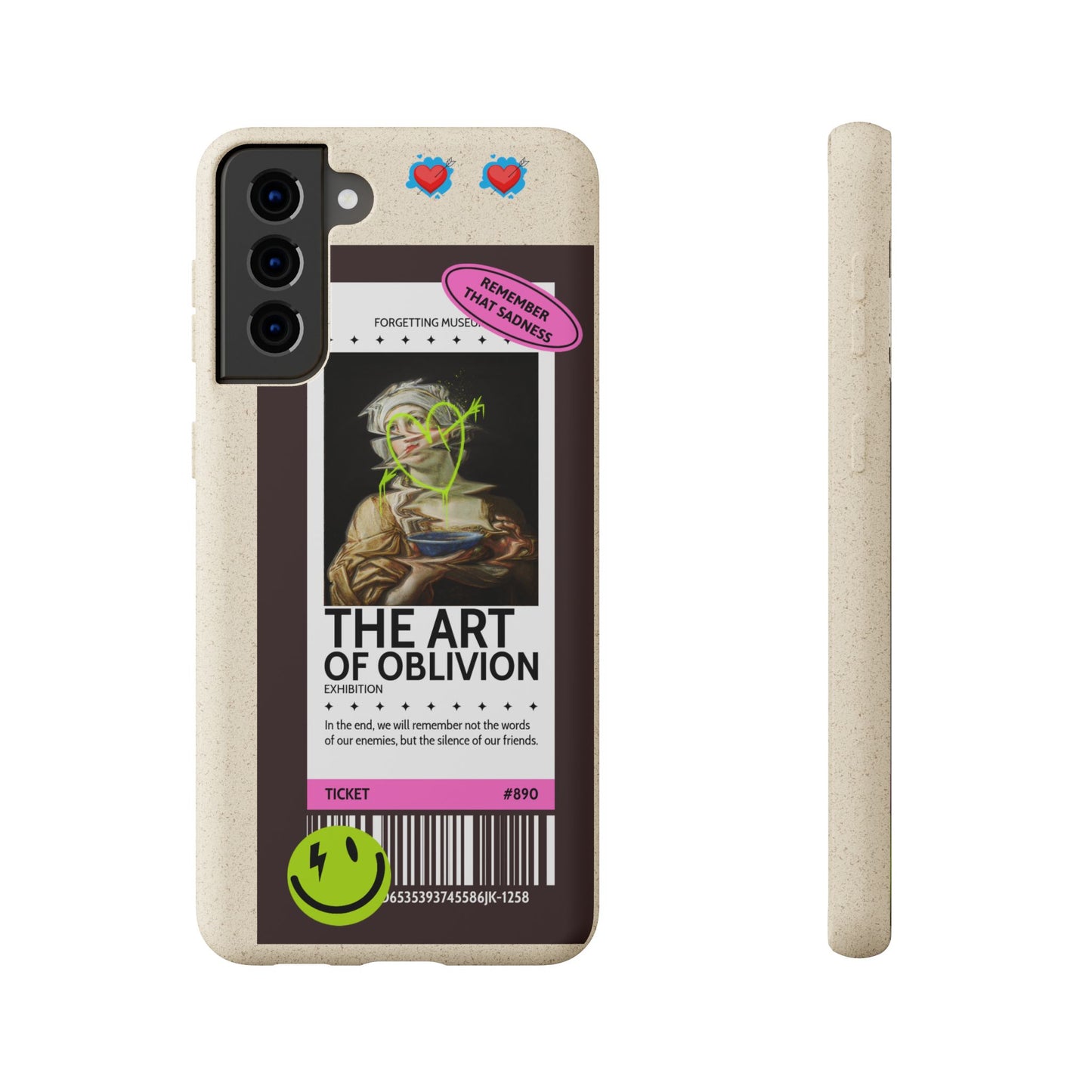 Biodegradable Phone Cases, Eco-Friendly Tech Accessories, Artistic Phone Cover, Sustainable Gift for Creatives, Unique Cell Phone Case