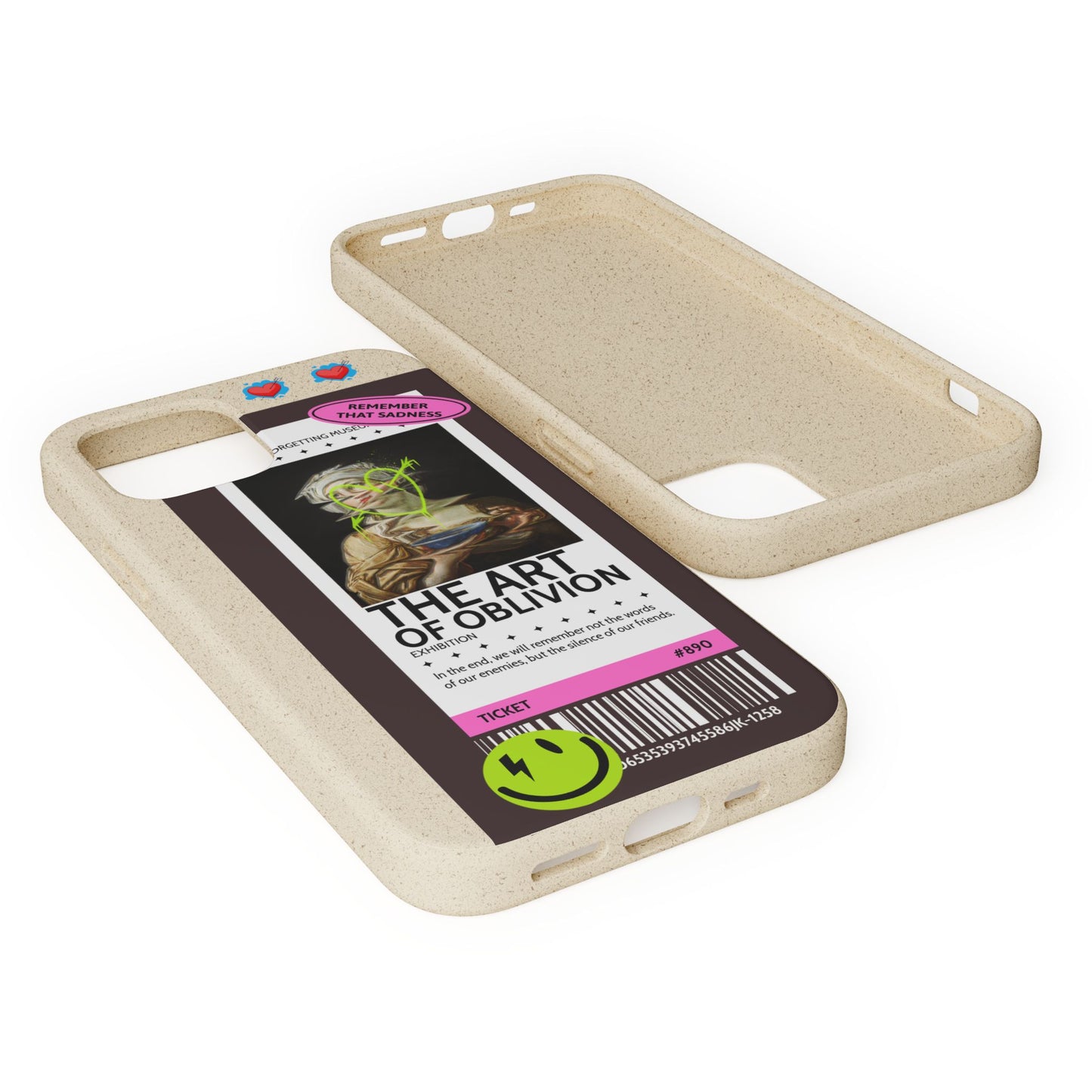 Biodegradable Phone Cases, Eco-Friendly Tech Accessories, Artistic Phone Cover, Sustainable Gift for Creatives, Unique Cell Phone Case
