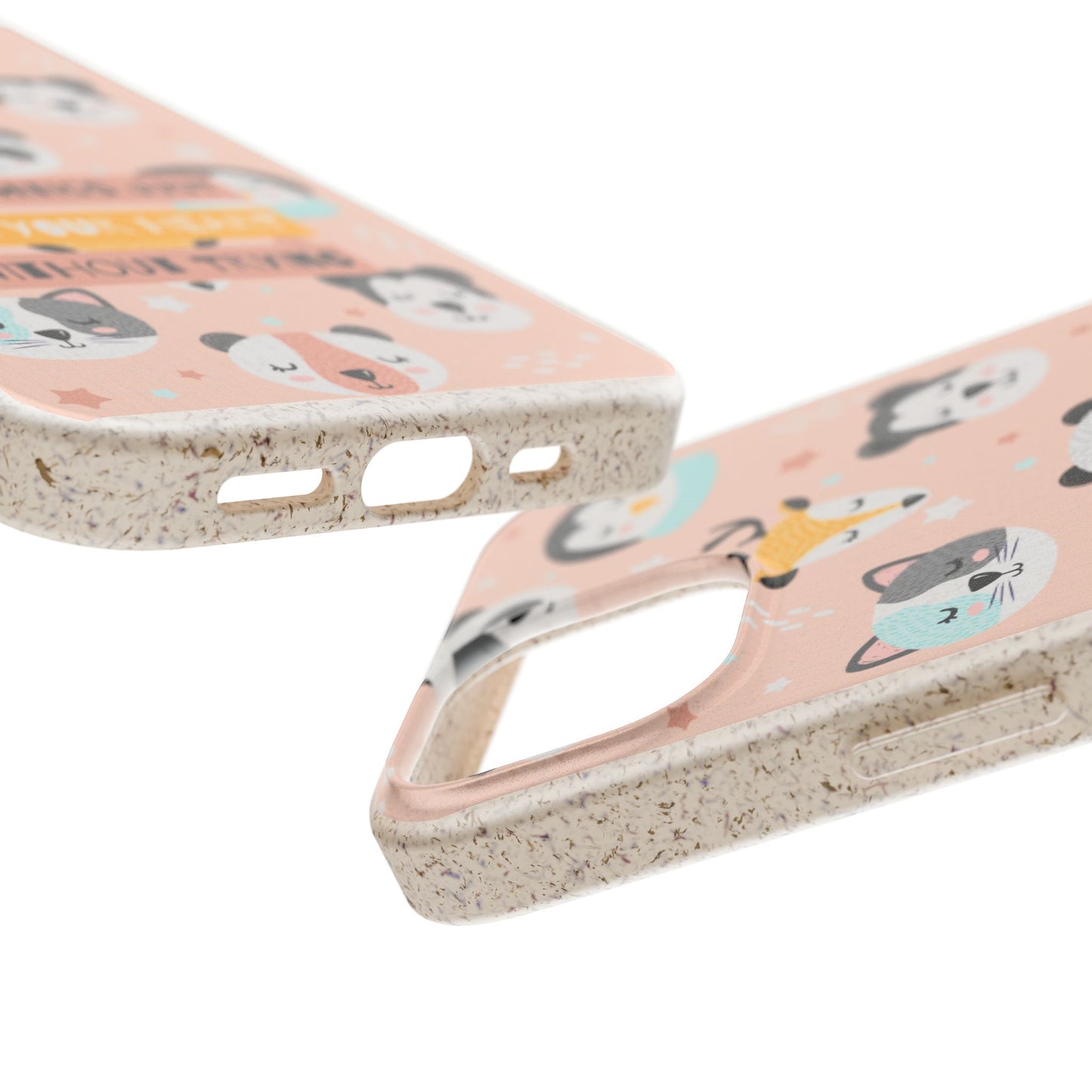 Cute Animal Biodegradable Phone Case, Eco-Friendly Gift, Sustainable Case, Nature Lover Accessory, Cute Phone Cover