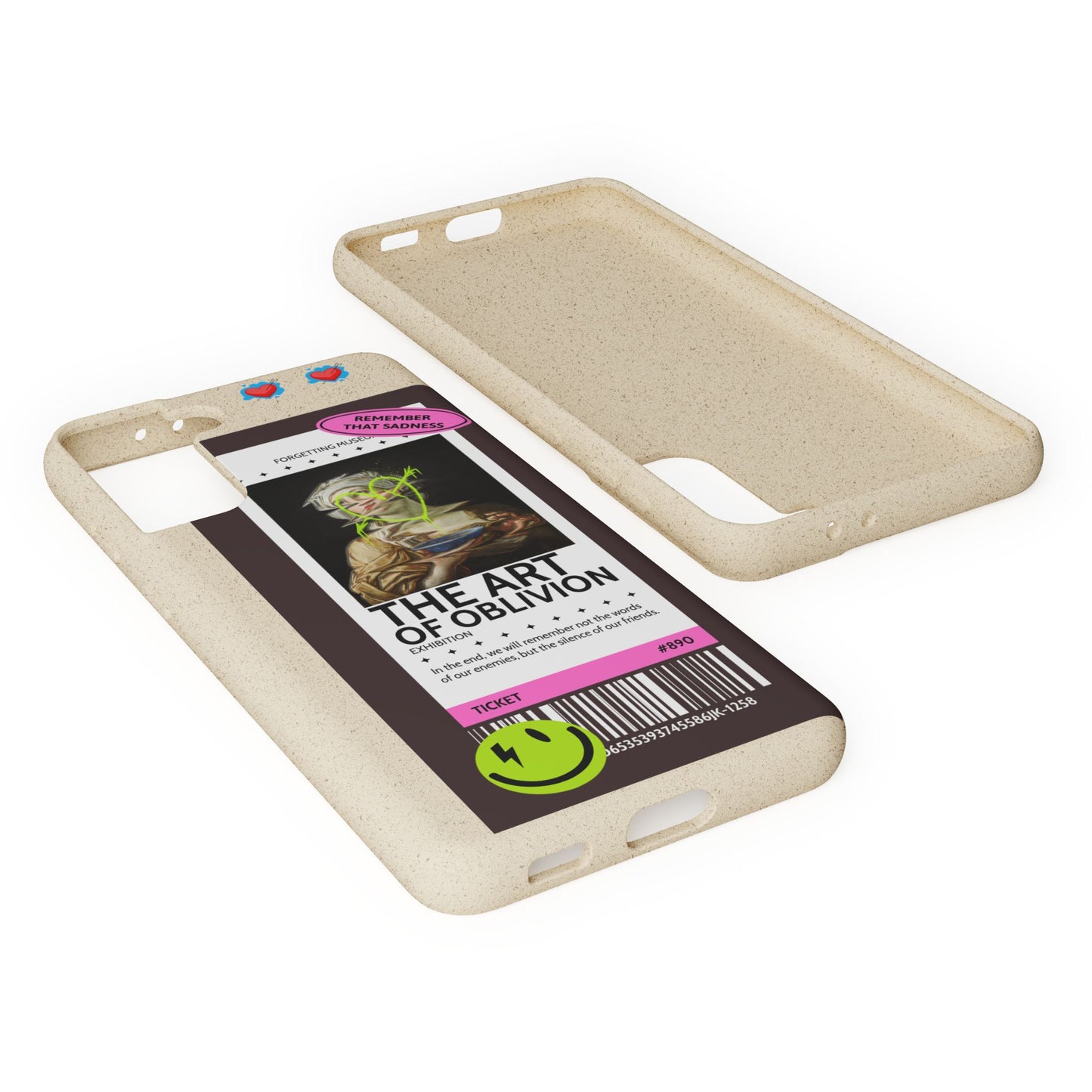 Biodegradable Phone Cases, Eco-Friendly Tech Accessories, Artistic Phone Cover, Sustainable Gift for Creatives, Unique Cell Phone Case