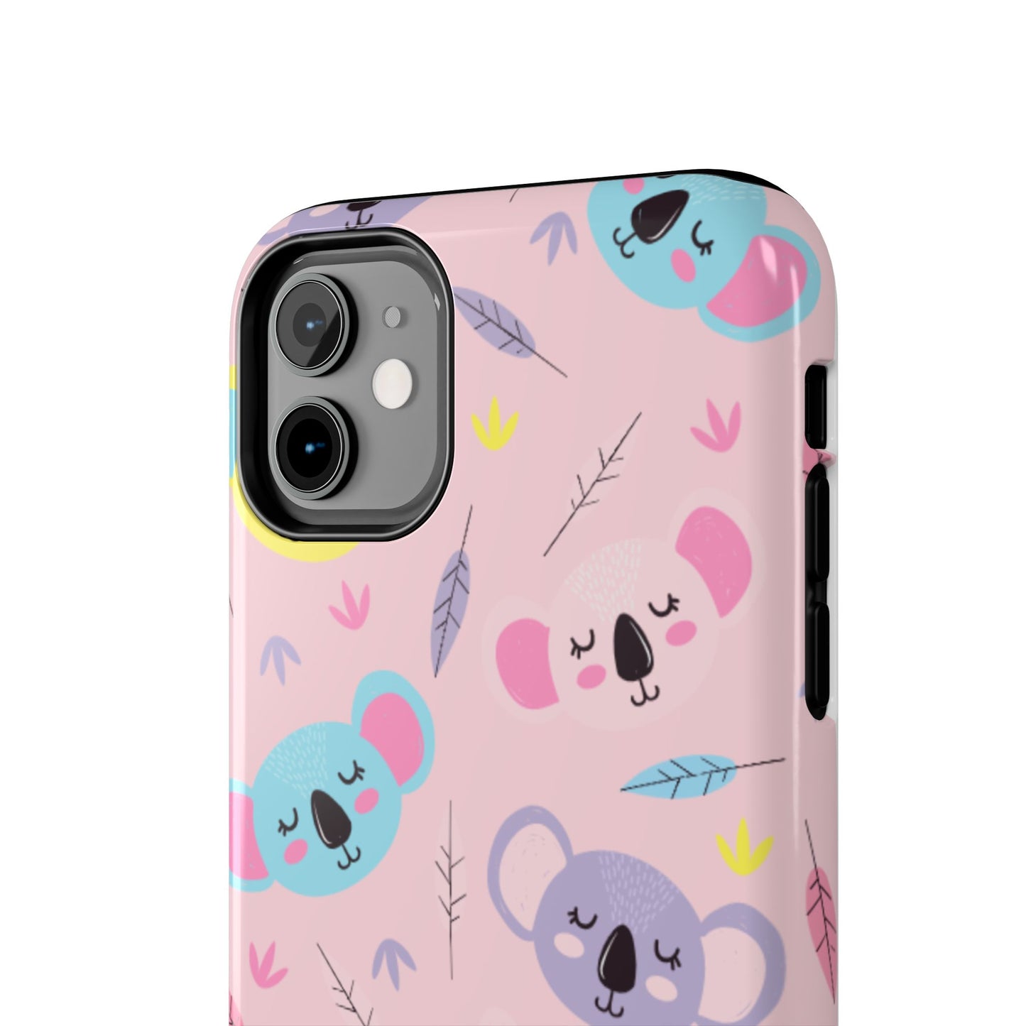 Cute Koala Phone Case with Inspirational Quote, Tough Case, Goofy Gift for Kids, Fun Accessories, Unique Phone Cover