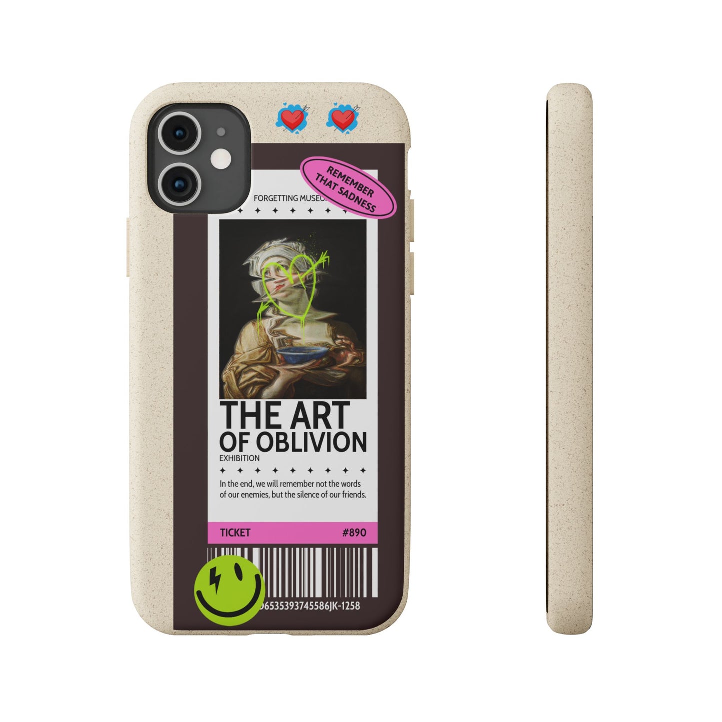 Biodegradable Phone Cases, Eco-Friendly Tech Accessories, Artistic Phone Cover, Sustainable Gift for Creatives, Unique Cell Phone Case