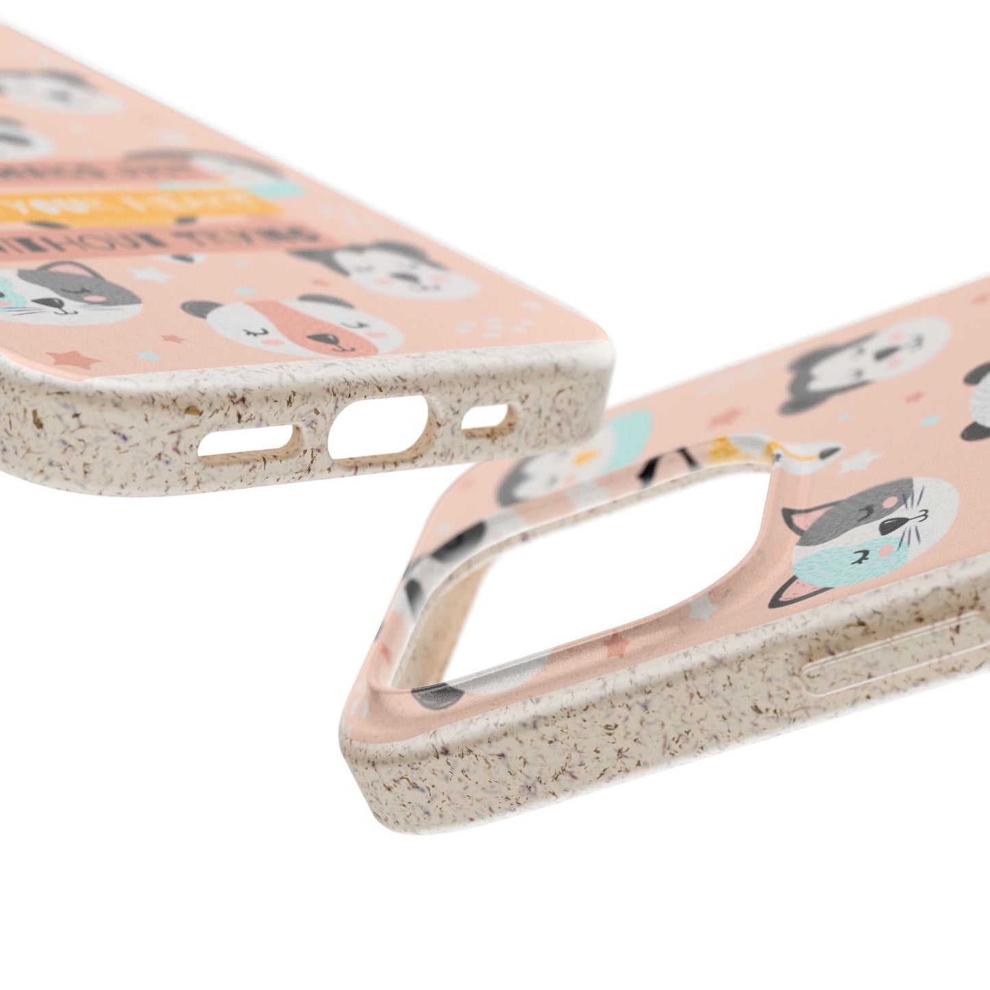 Cute Animal Biodegradable Phone Case, Eco-Friendly Gift, Sustainable Case, Nature Lover Accessory, Cute Phone Cover