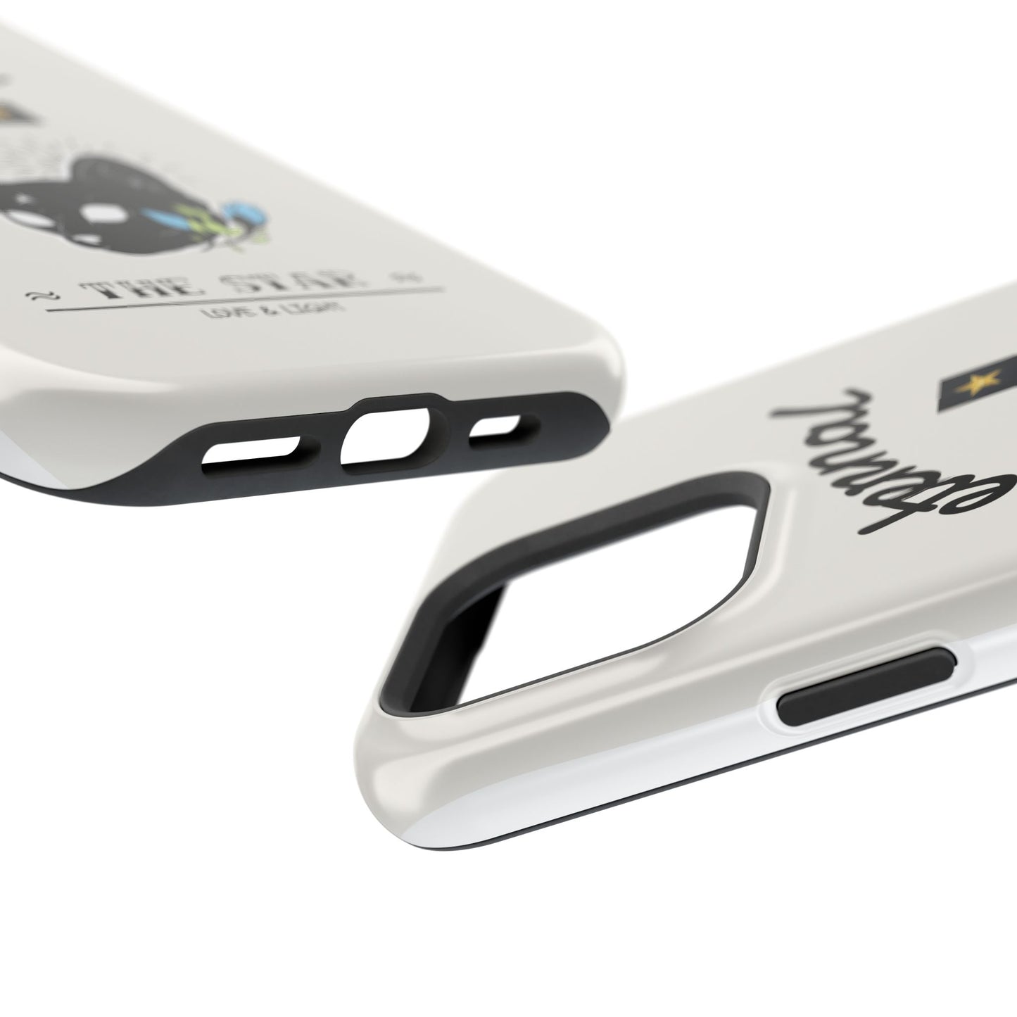 Eternal Star Cat Phone Case - Impact-Resistant, Gift for Cat Lovers, Trendy Accessory, Customizable Design, Modern Phone Protection