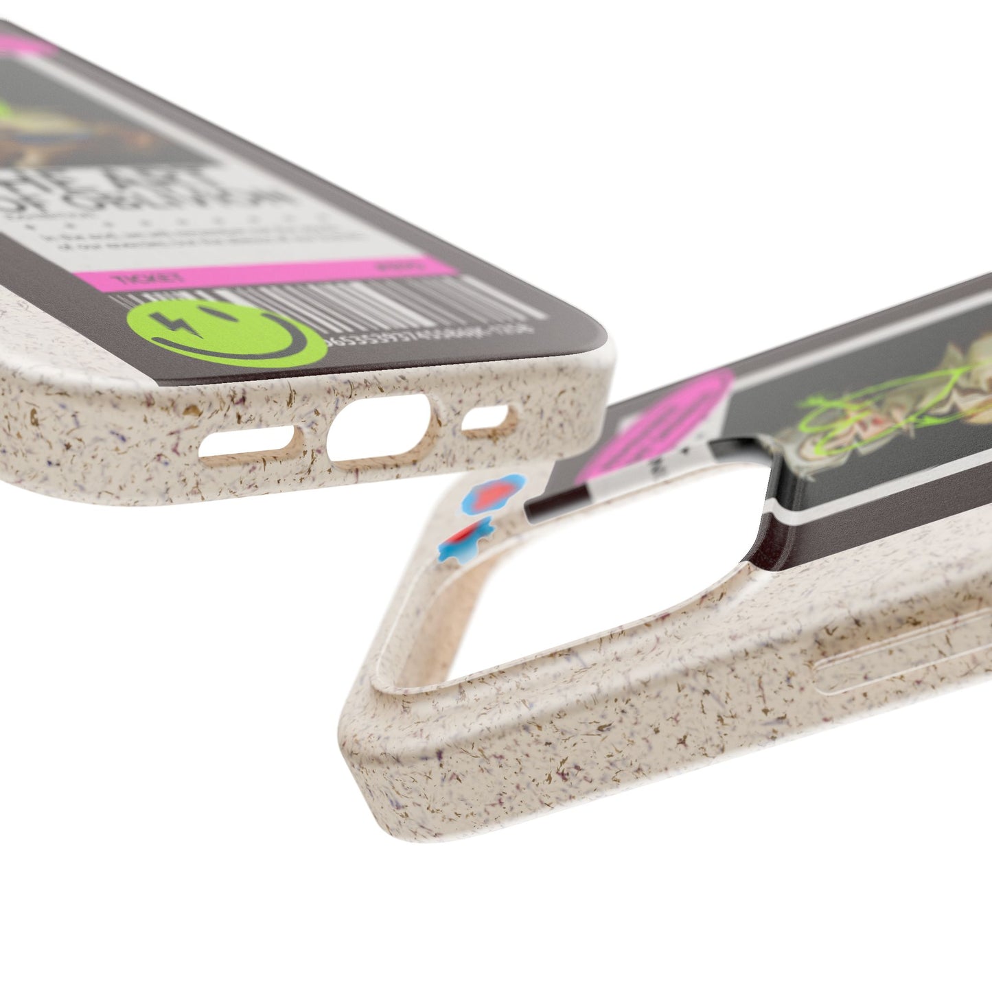 Biodegradable Phone Cases, Eco-Friendly Tech Accessories, Artistic Phone Cover, Sustainable Gift for Creatives, Unique Cell Phone Case