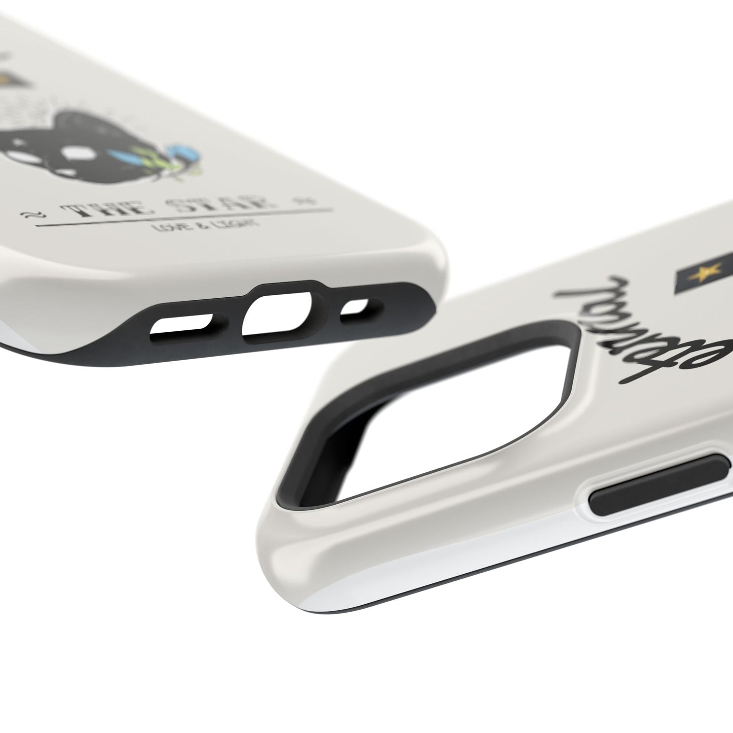 Eternal Star Cat Phone Case - Impact-Resistant, Gift for Cat Lovers, Trendy Accessory, Customizable Design, Modern Phone Protection