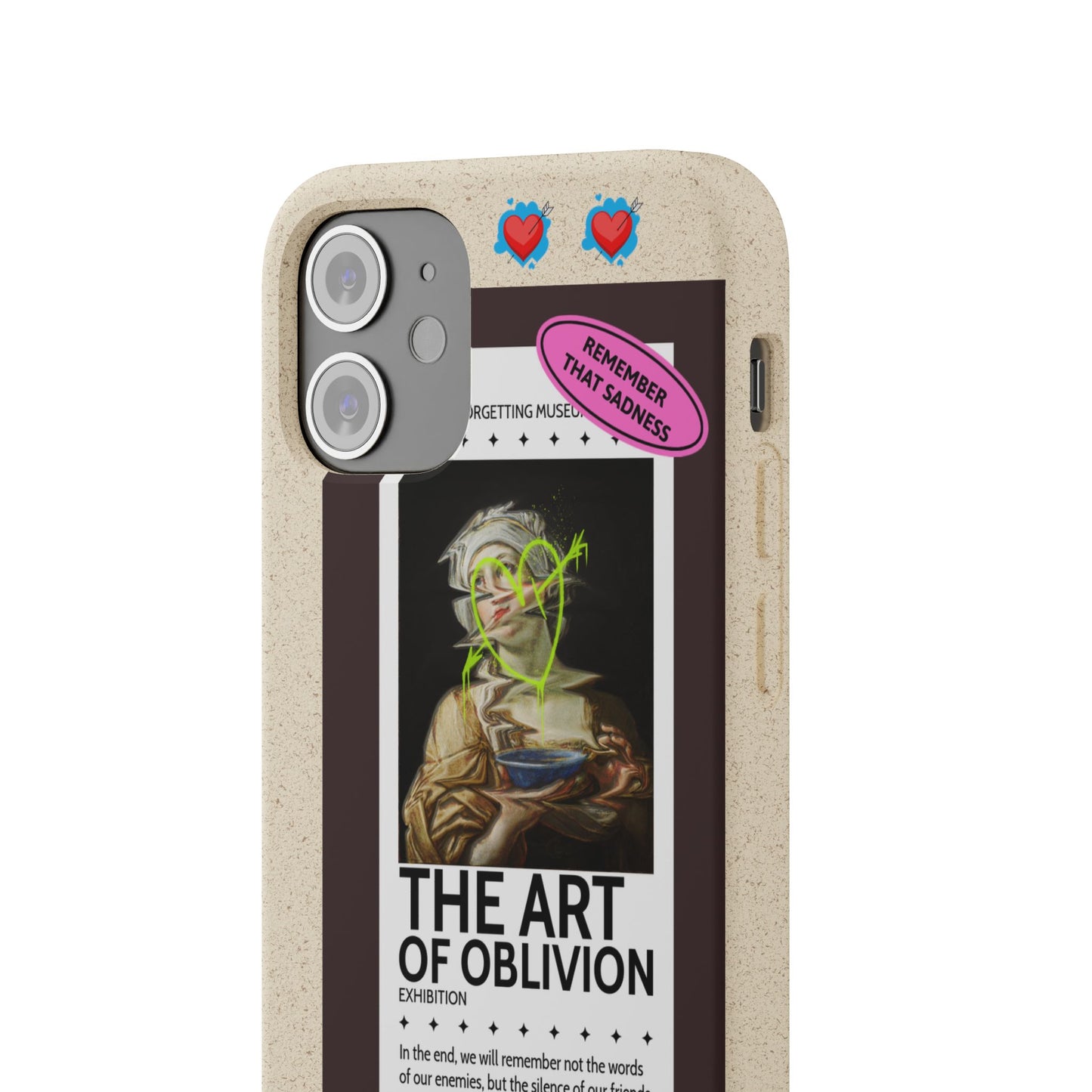 Biodegradable Phone Cases, Eco-Friendly Tech Accessories, Artistic Phone Cover, Sustainable Gift for Creatives, Unique Cell Phone Case