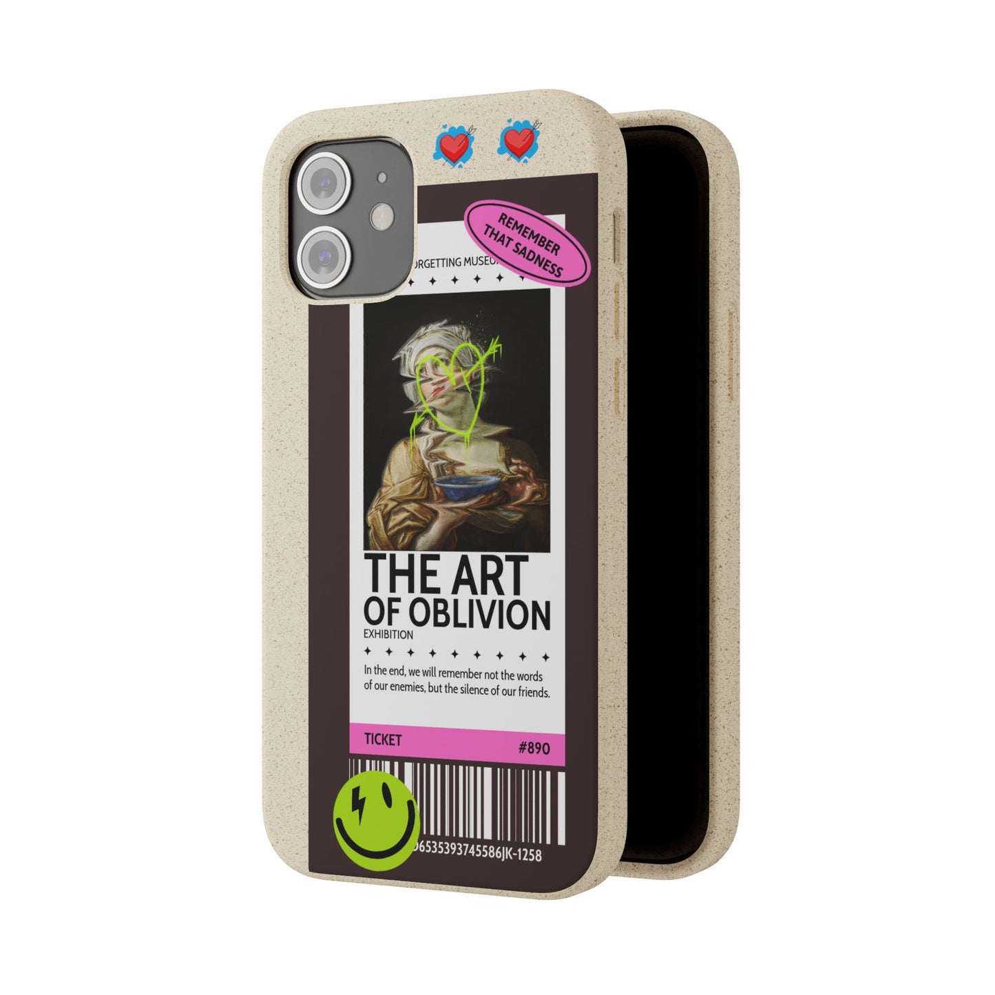 Biodegradable Phone Cases, Eco-Friendly Tech Accessories, Artistic Phone Cover, Sustainable Gift for Creatives, Unique Cell Phone Case