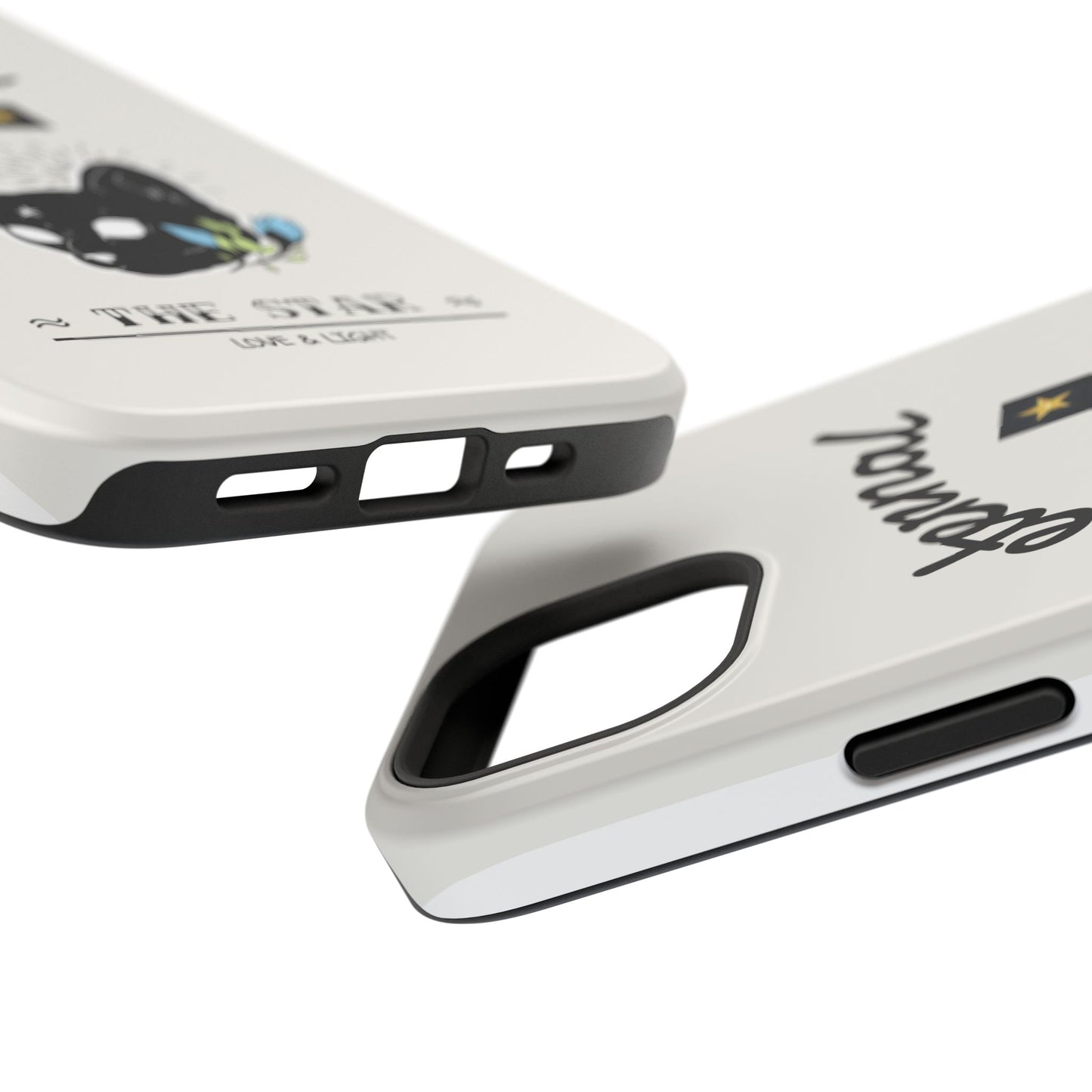 Eternal Star Cat Phone Case - Impact-Resistant, Gift for Cat Lovers, Trendy Accessory, Customizable Design, Modern Phone Protection