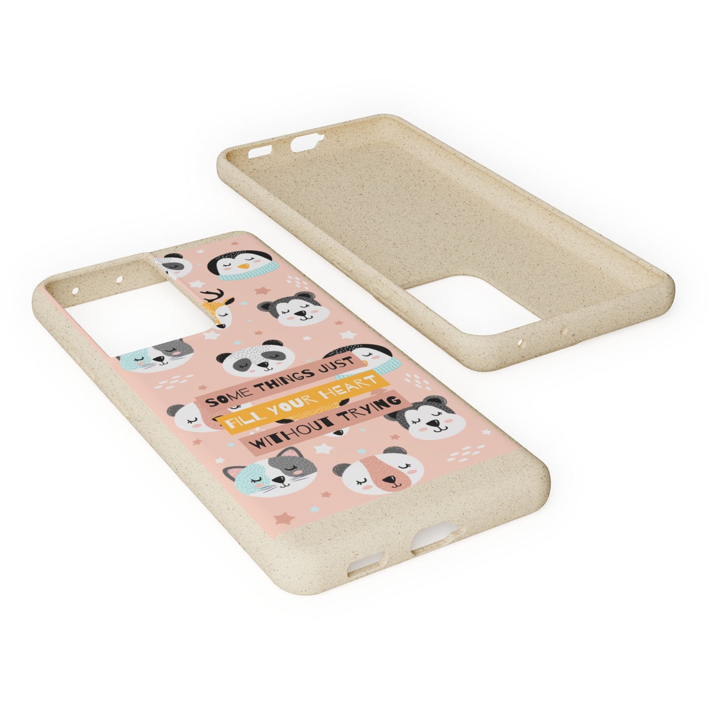 Cute Animal Biodegradable Phone Case, Eco-Friendly Gift, Sustainable Case, Nature Lover Accessory, Cute Phone Cover