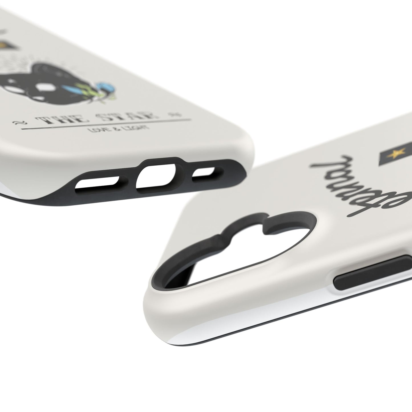 Eternal Star Cat Phone Case - Impact-Resistant, Gift for Cat Lovers, Trendy Accessory, Customizable Design, Modern Phone Protection